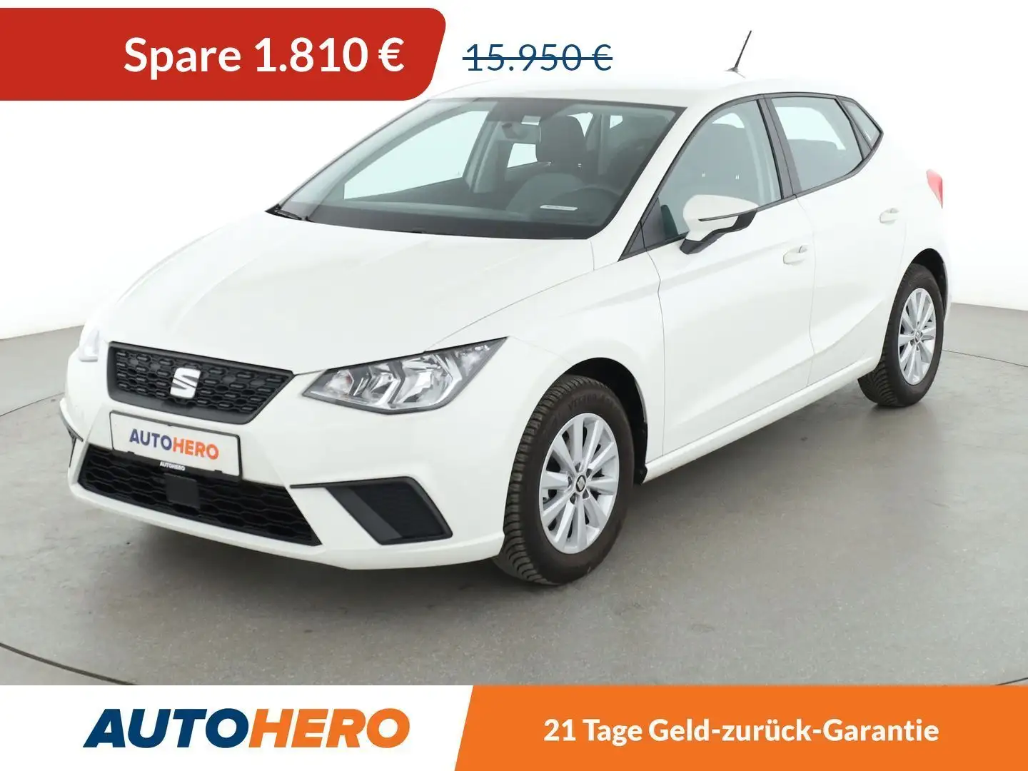 SEAT Ibiza 1.0 TSI Style*NAVI*LIM*PDC*ALU*KLIMA* Weiß - 1