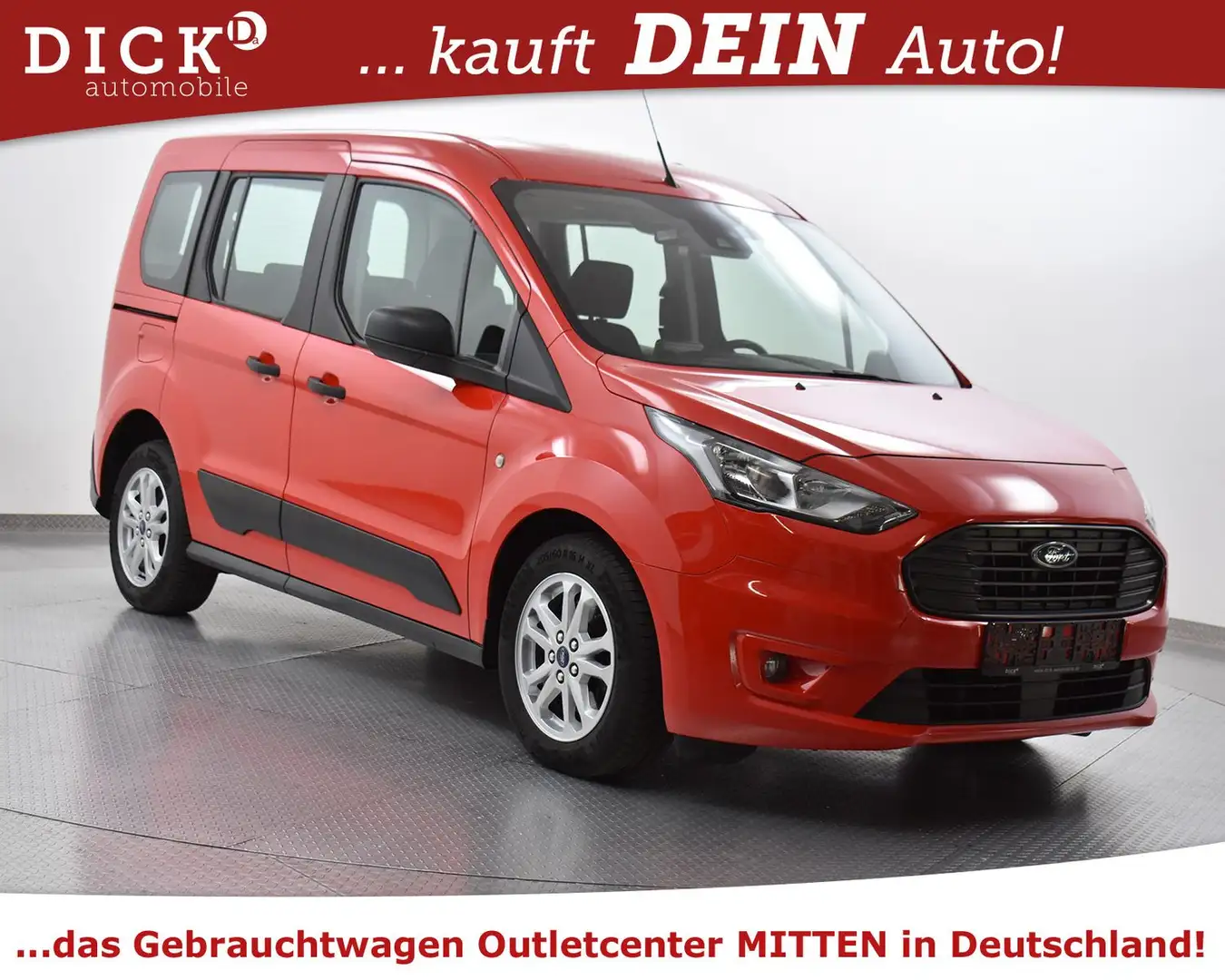Ford Tourneo Connect Tourneo Conn 1.5d Trend 5SIT+KLIMA+NAVI+KAM+TEMP Rot - 1