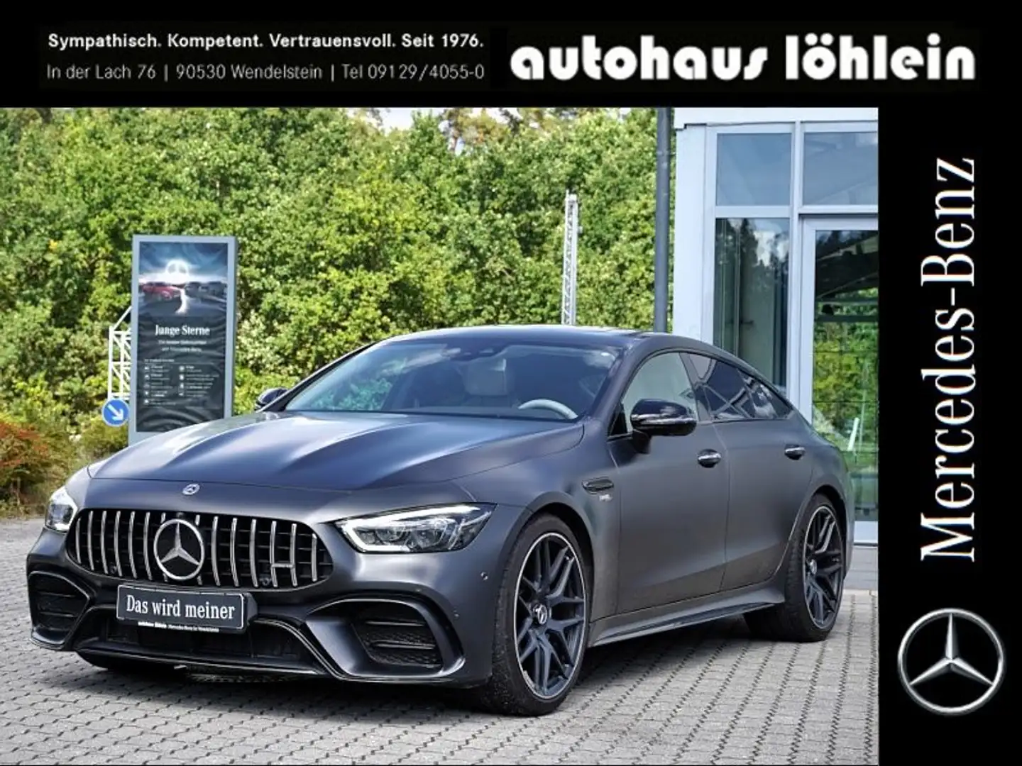 Mercedes-Benz AMG GT 53 4M +AMG HUD+SHD+BURM+SITZKLIMA+SP-AGA Gris - 1