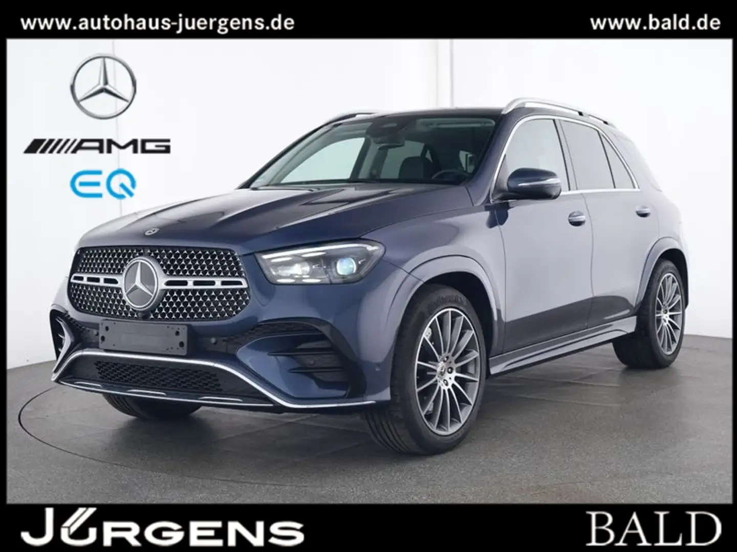 Mercedes-Benz GLE 450 d 4M AMG-Sport/MLB/Pano/AHK/Memo/21' Blau - 2