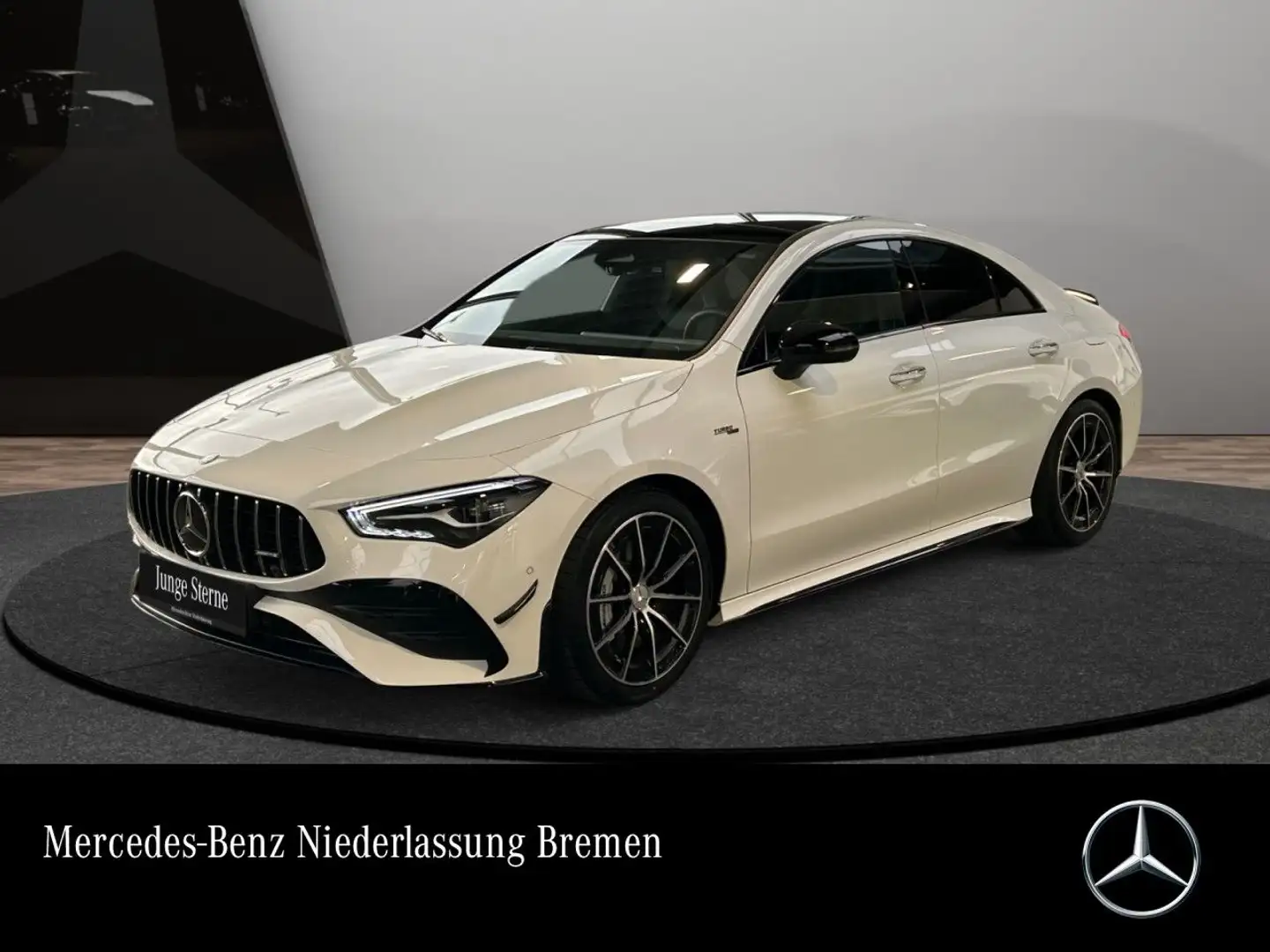 Mercedes-Benz CLA 35 AMG CLA 35 4M AMG+PANO+LED+BURMESTER+KAMERA+TOTW+8G Weiß - 1