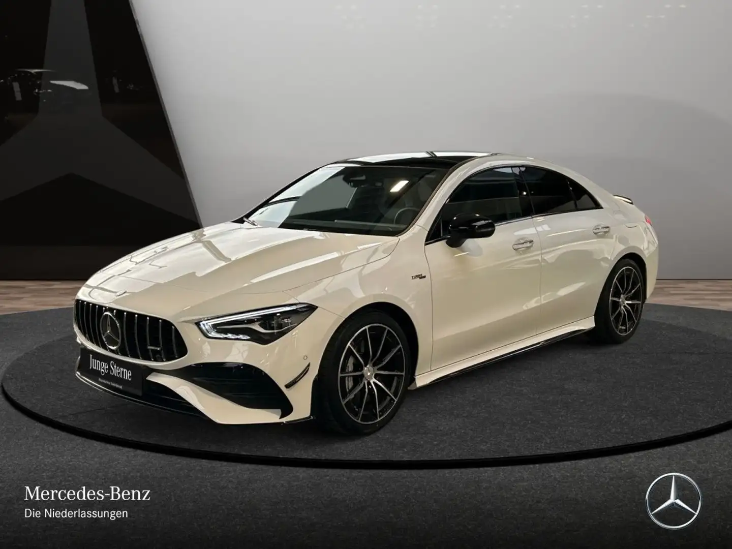 Mercedes-Benz CLA 35 AMG CLA 35 4M AMG+PANO+LED+BURMESTER+KAMERA+TOTW+8G Weiß - 2