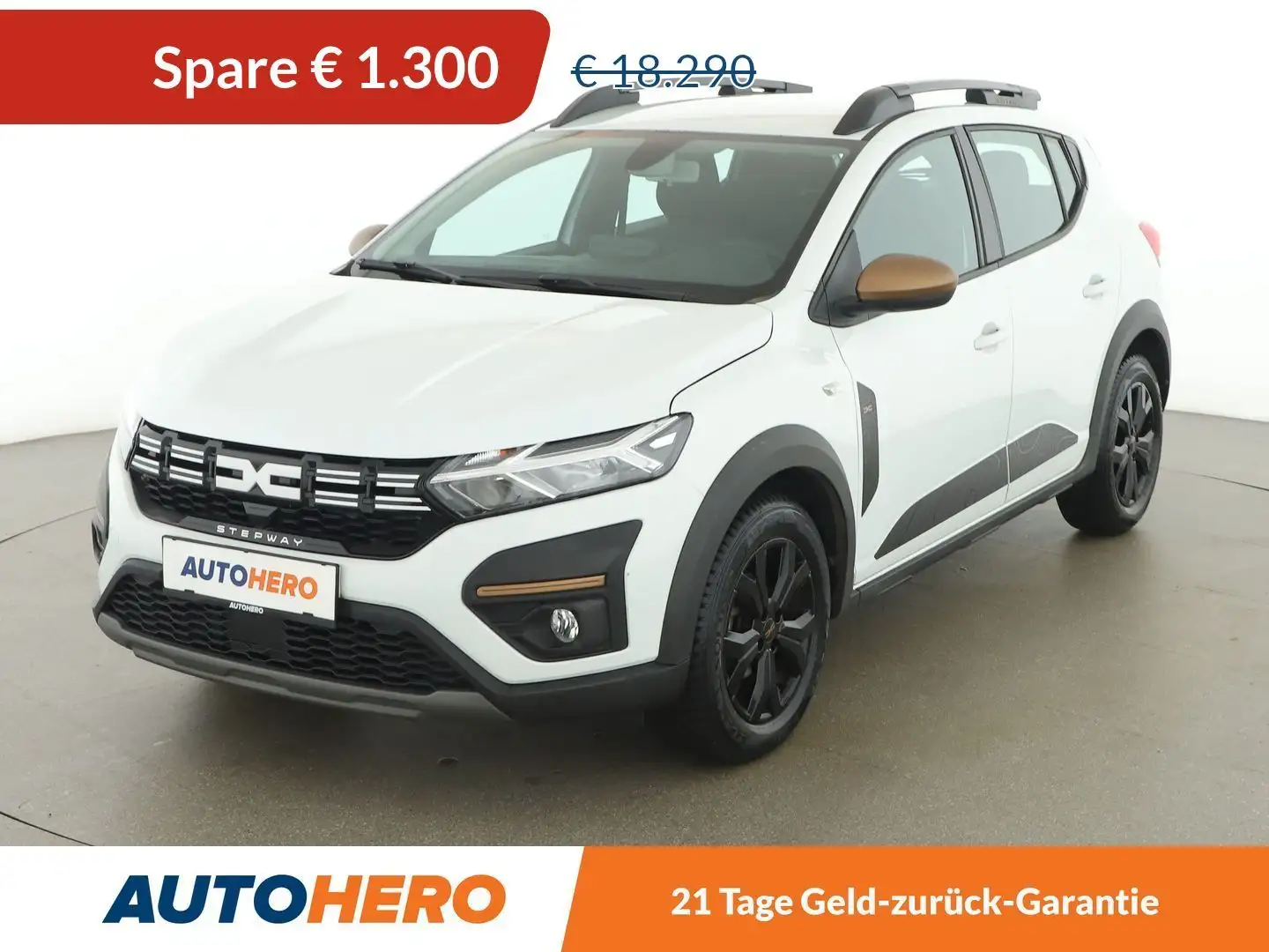 Dacia Sandero 1.0 TCe Stepway Extreme TEMPO*CAM*KLIMAAUTO* Weiß - 1