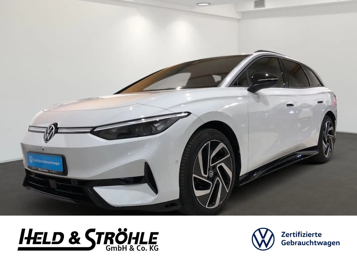 Volkswagen ID.7 Tourer Pro 77 kWh AHK MATRIX HUD 360°KAM Weiß - 1
