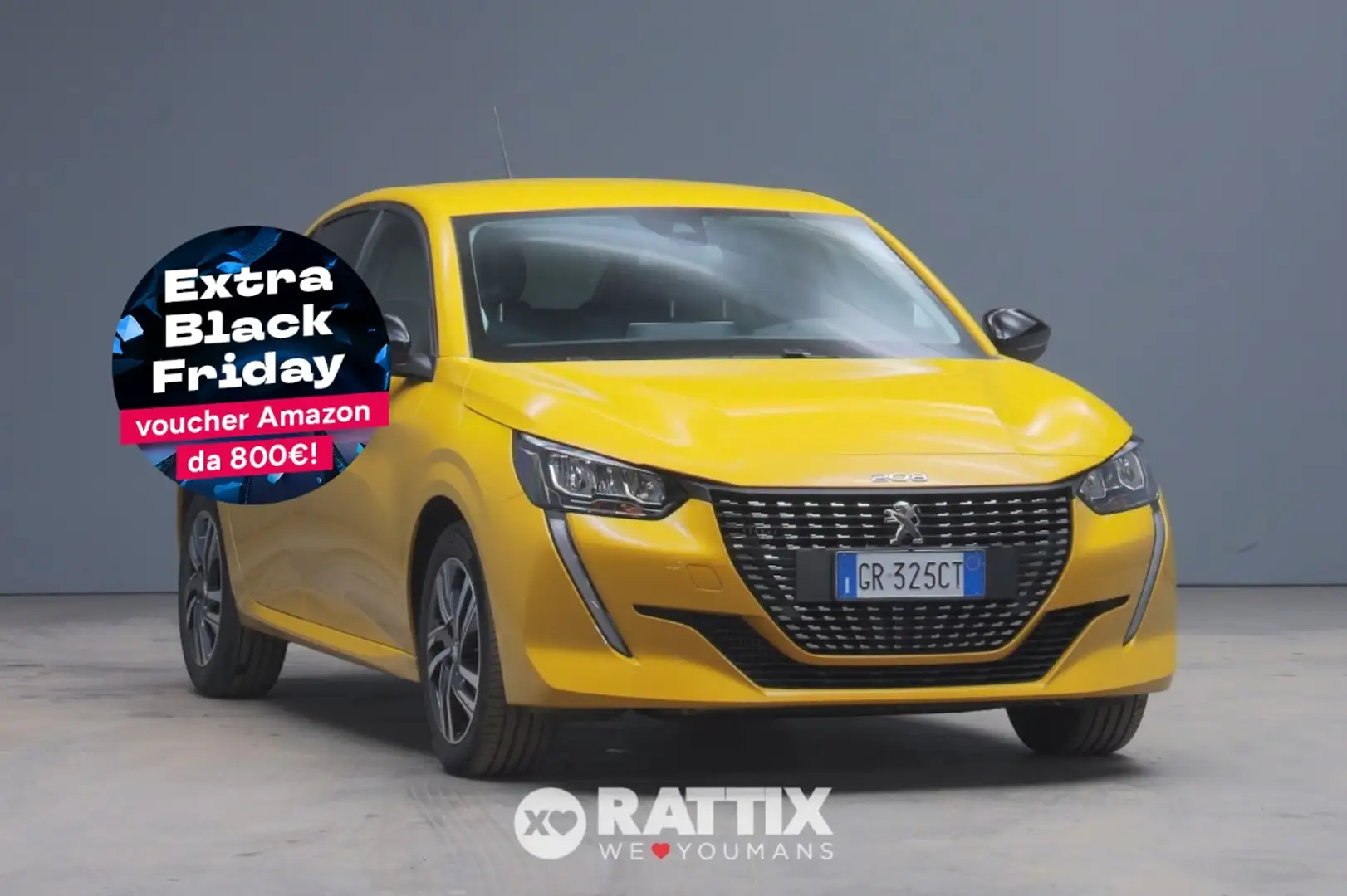 Peugeot 208 1.2 Puretech 100CV Allure Pack Jaune - 1