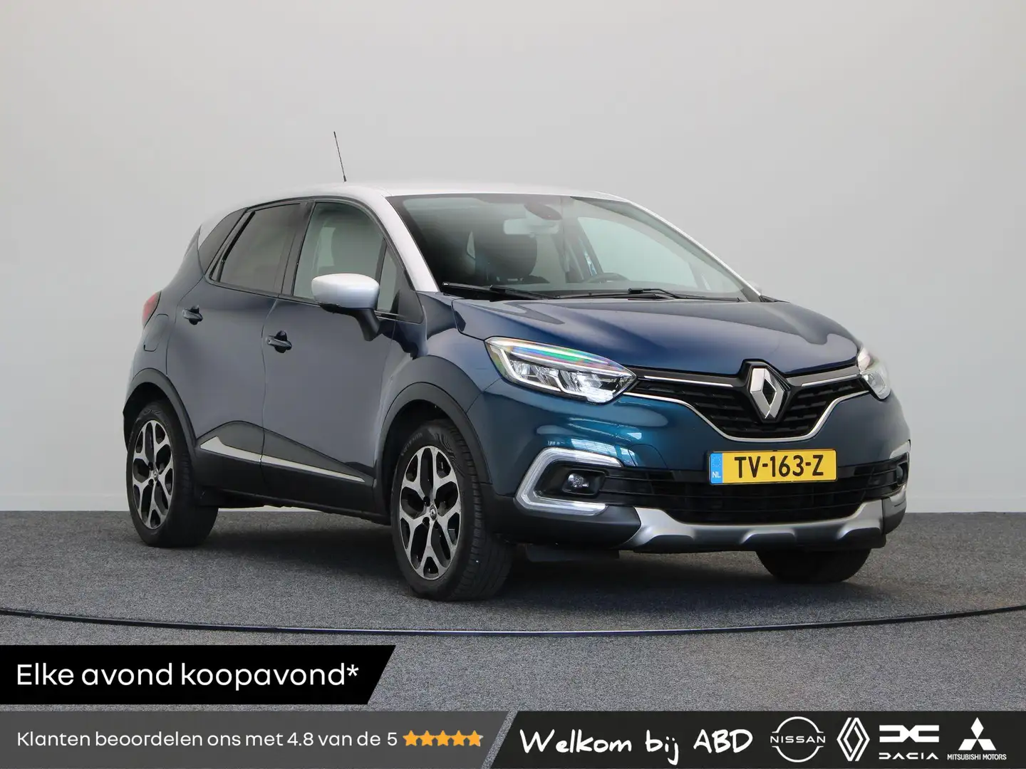 Renault Captur dCi 90pk Intens | Trekhaak | Navigatie | Parkeerse Blauw - 1