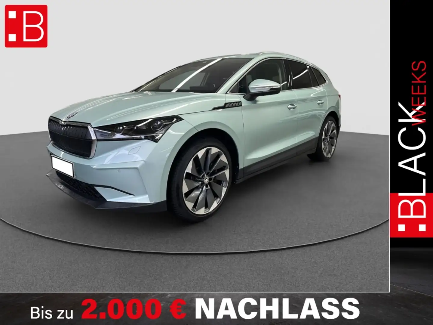 Skoda Enyaq 80 Suite AHK WP REAR VIEW SHZ LEDER Silber - 1