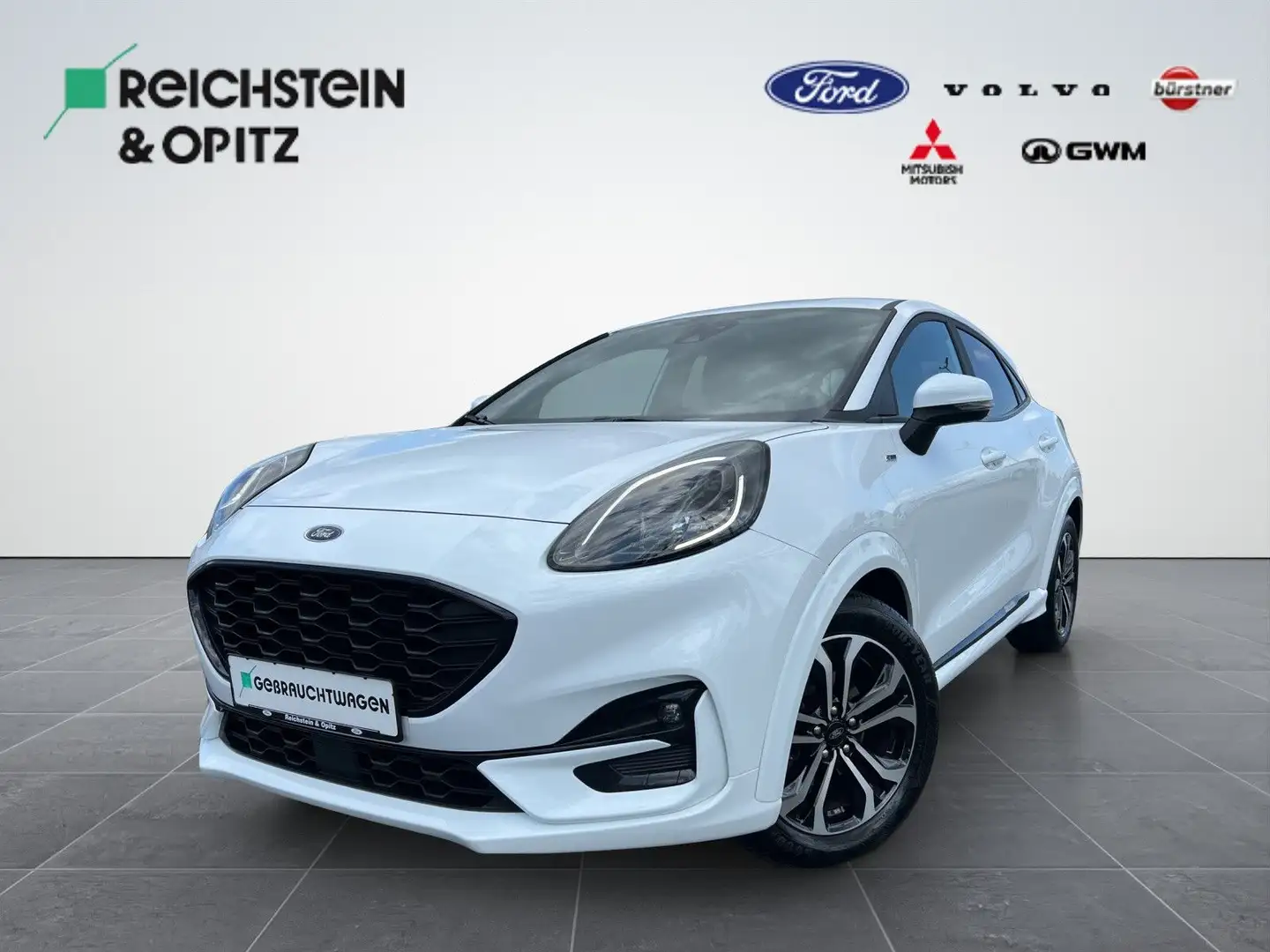 Ford Puma 1,5 EcoBlue 88kW ST-Line/Klima/Navi/DAB+ Weiß - 1