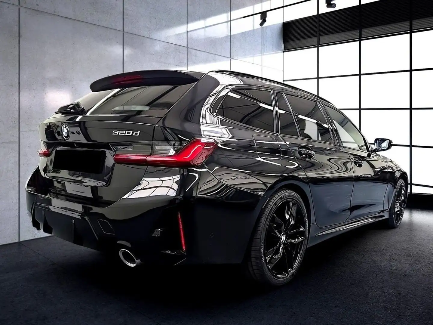 BMW 320 d Touring Msport Nero - 2