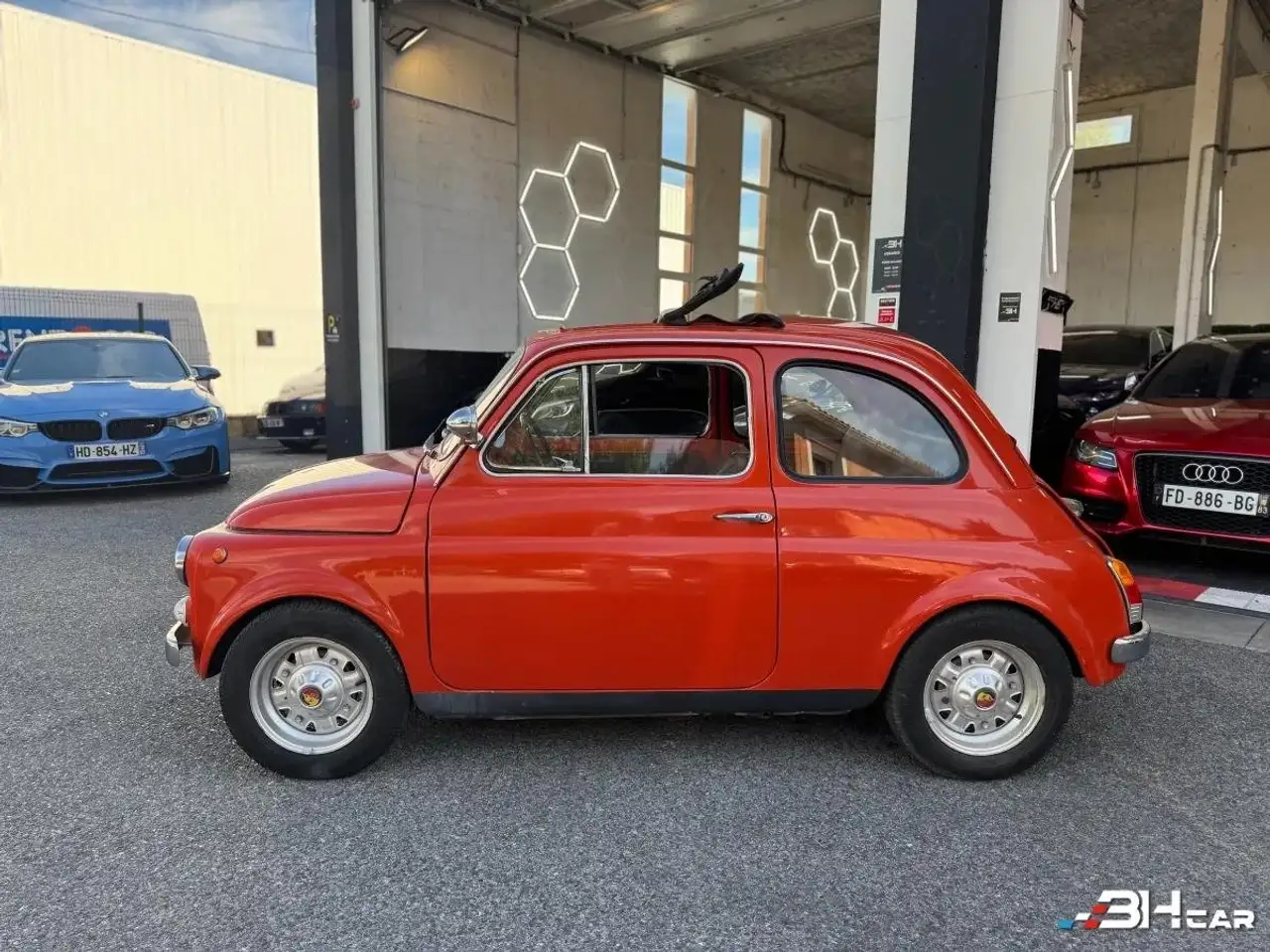 Fiat 500 1974 / CUIR NOIR / ORIGINE ITALIE, foto 9