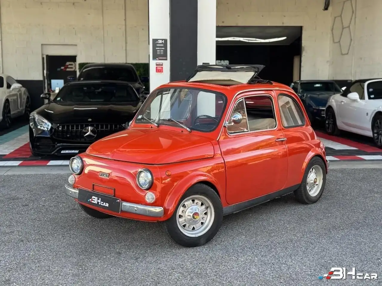 Fiat 500 1974 / CUIR NOIR / ORIGINE ITALIE, foto 1