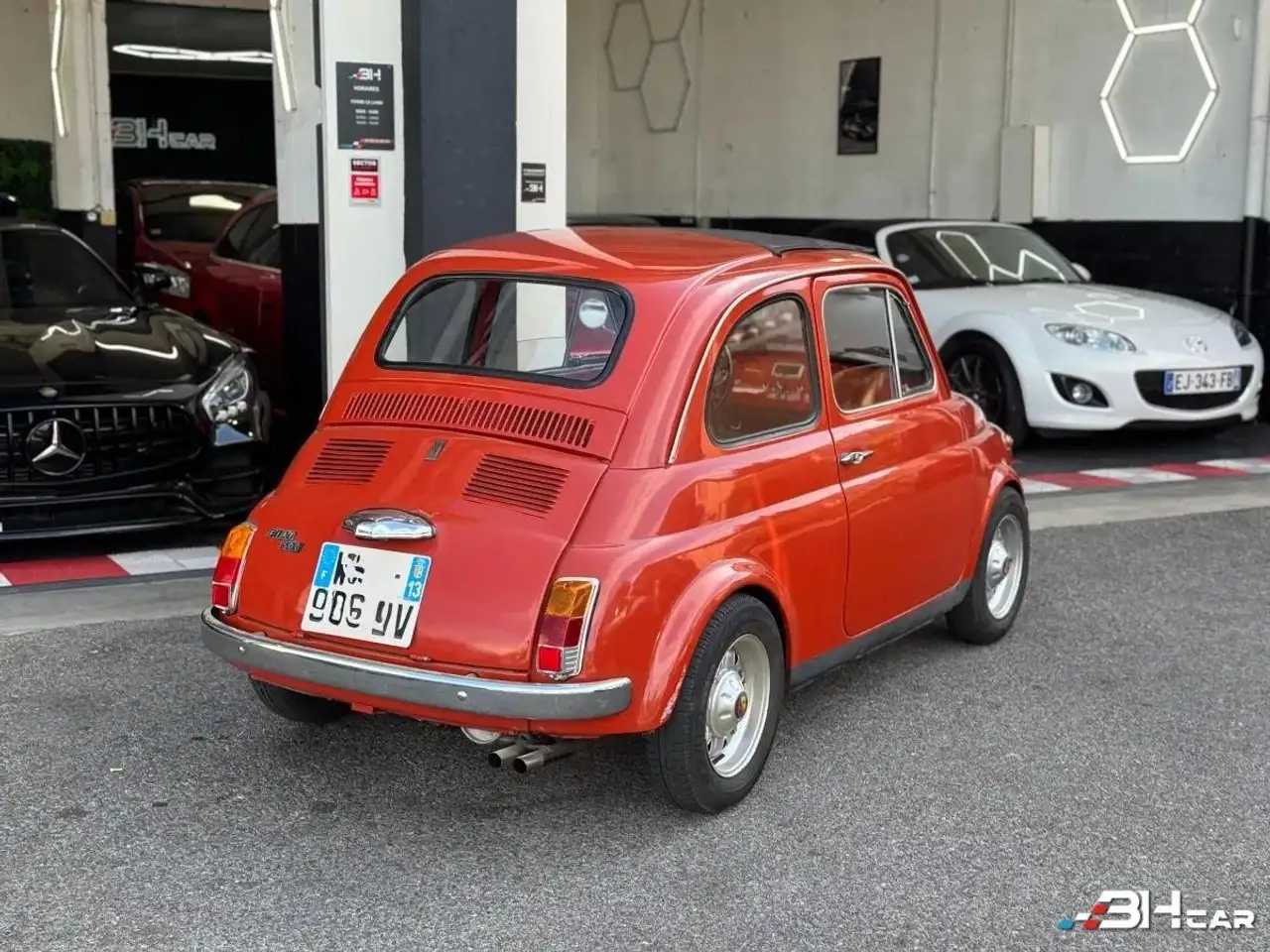 Fiat 500 1974 / CUIR NOIR / ORIGINE ITALIE, foto 6