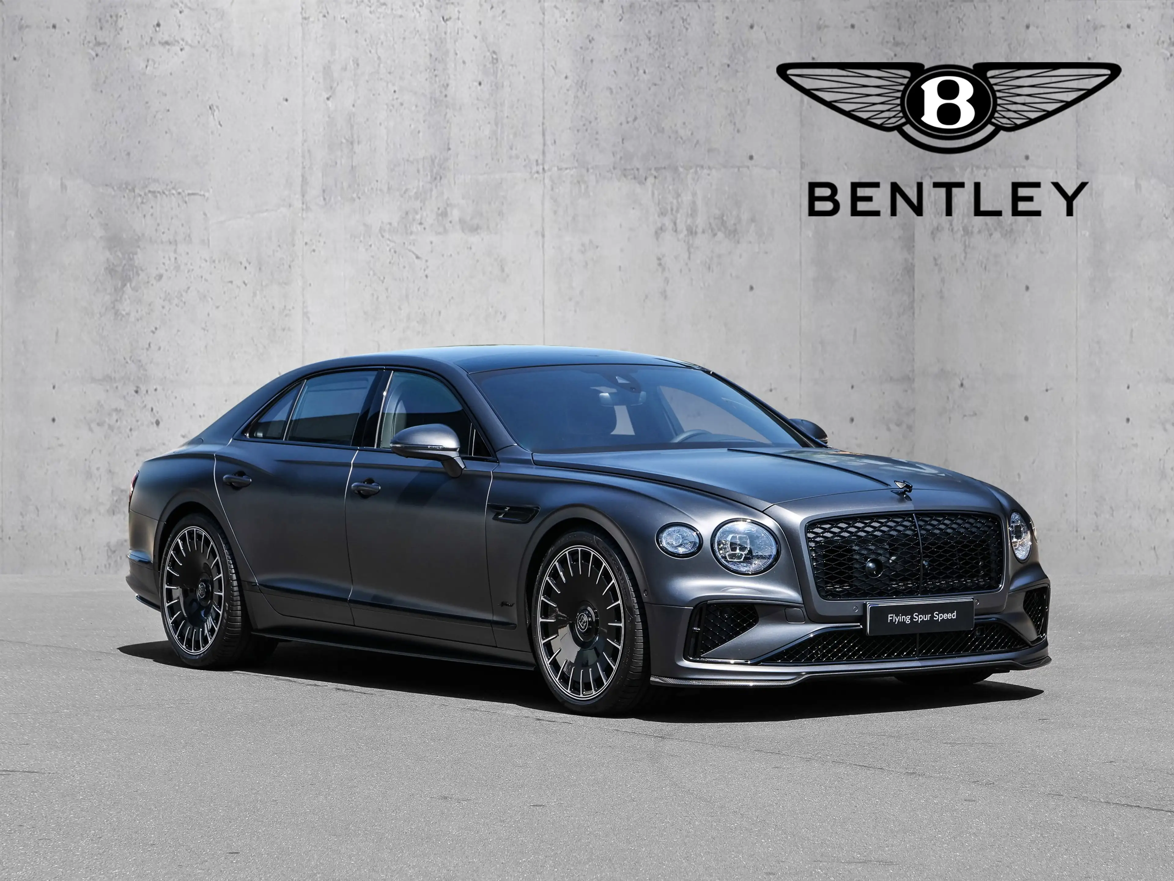 Bentley Flying Spur Speed Rear Entertainment, Dark Chrome