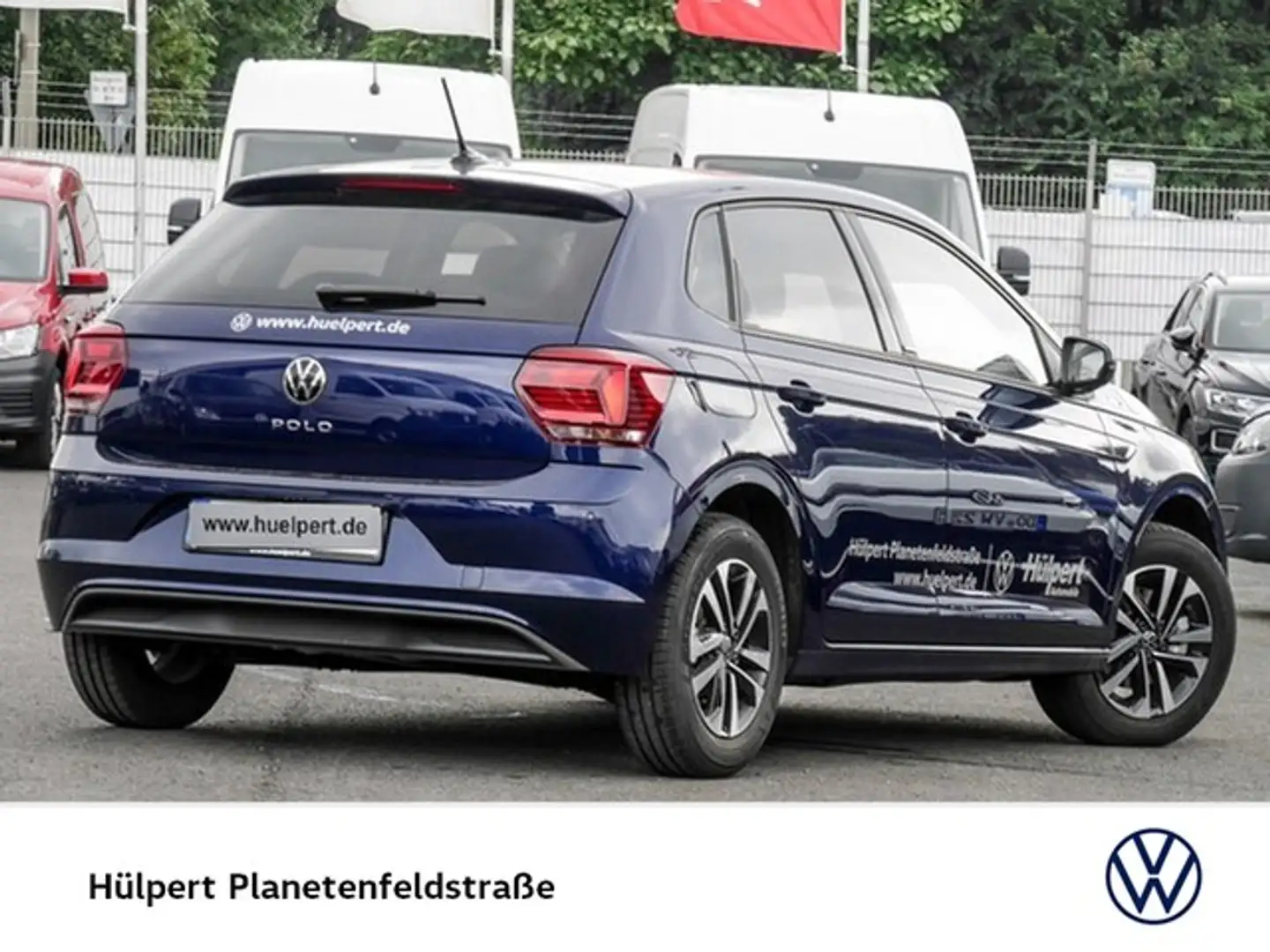 Volkswagen Polo 1.0 UNITED NAVI ALU CARPLAY SITZHEIZUNG DAB+ Bleu - 2