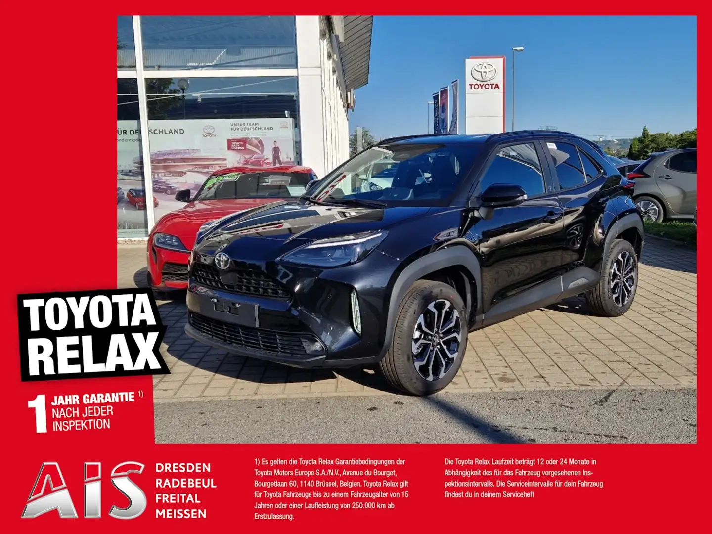 Toyota Yaris Cross 1,5 VVT-iE Hybrid Teamplayer Kamera Noir - 1