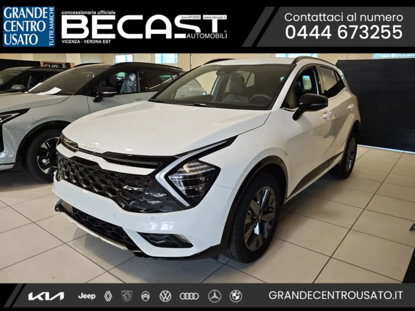 Kia Sportage 1.6 TGDi HEV AT GT-line - PRONTA CONSEGNA Bianco - 1