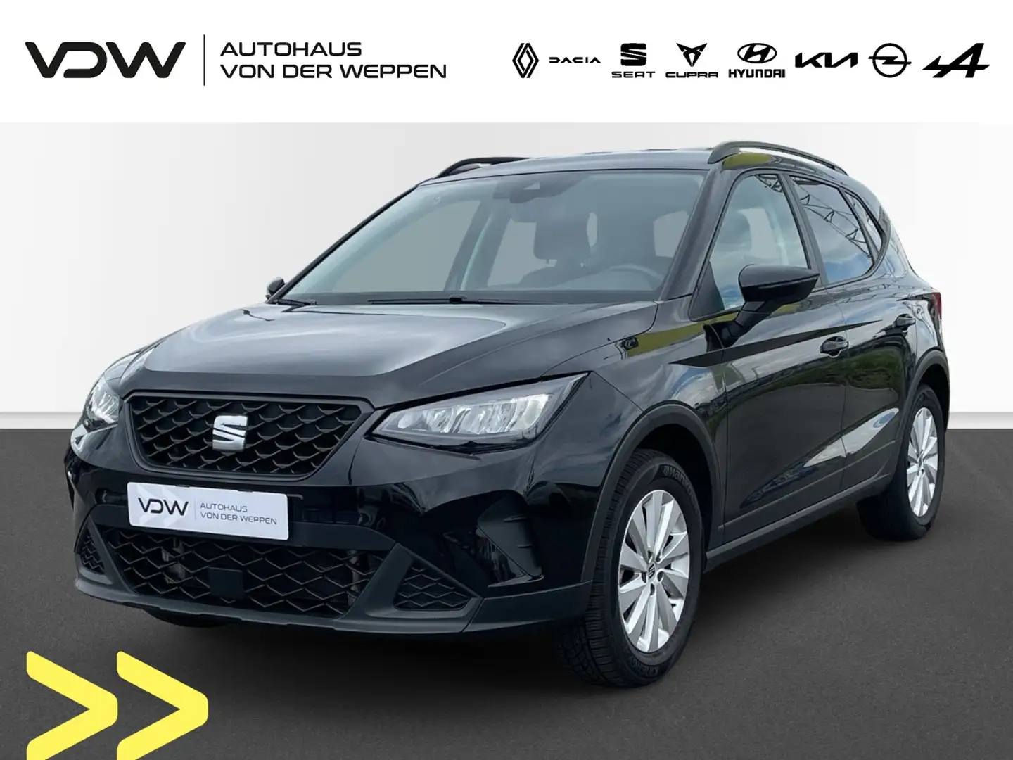 SEAT Arona Style TSI DSG Ganzjahrereifen FullLink SHZ Klima Schwarz - 1
