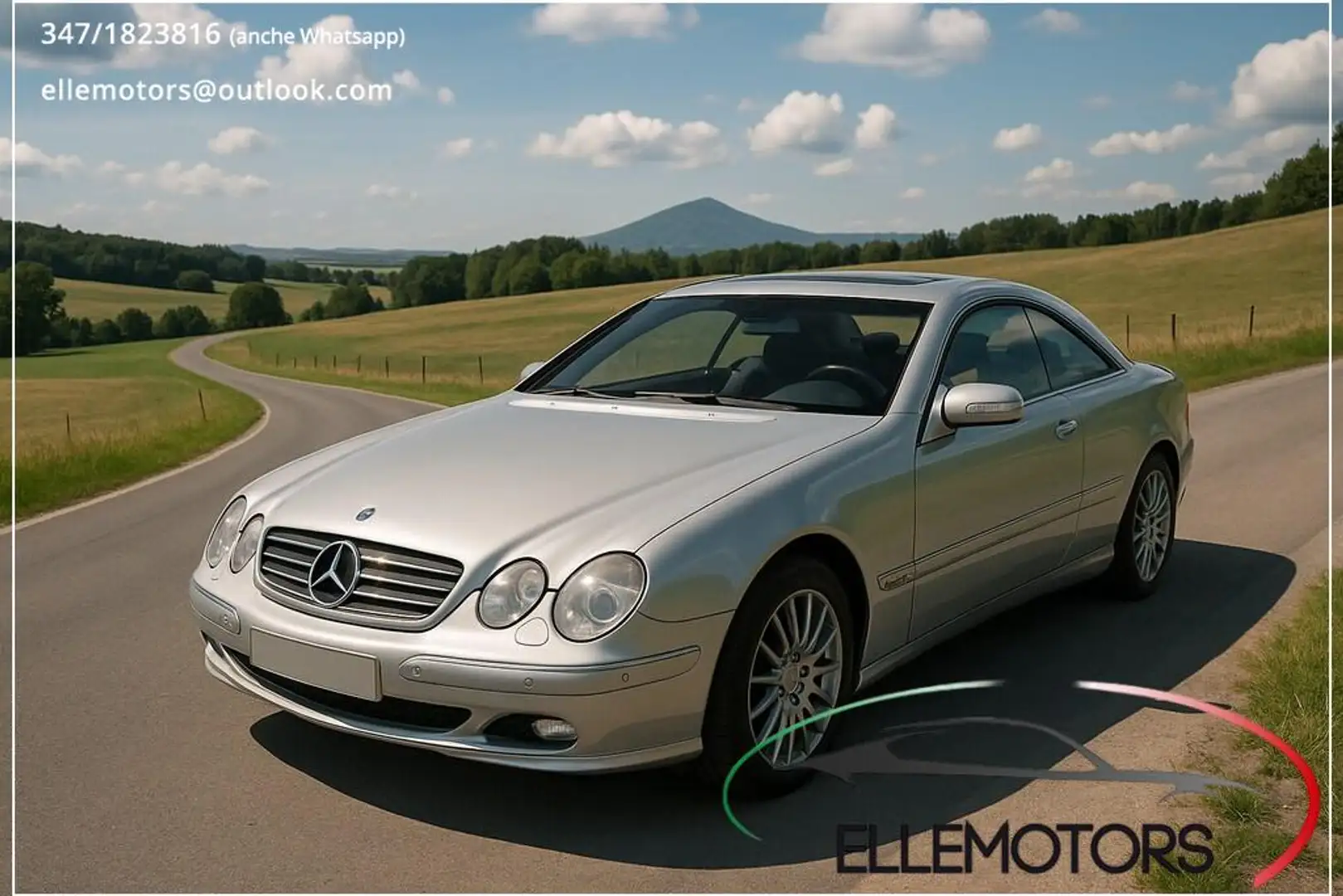Mercedes-Benz CL 500 Coupe V8 Argento - 1