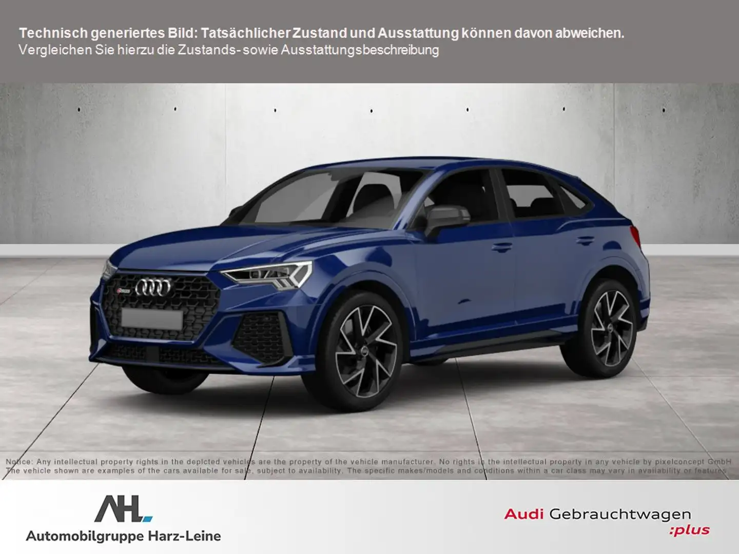 Audi Q3 Sportback 35 TFSI S line LED Navi AHK RFK Blau - 1