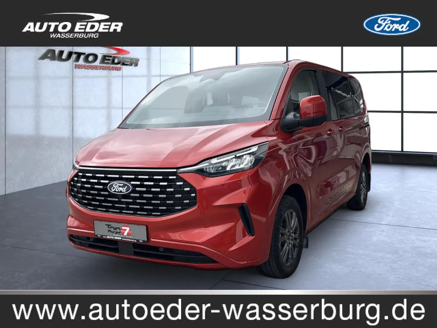 Ford Tourneo Custom 320 L1  Titanium FWD Navi Červená - 1