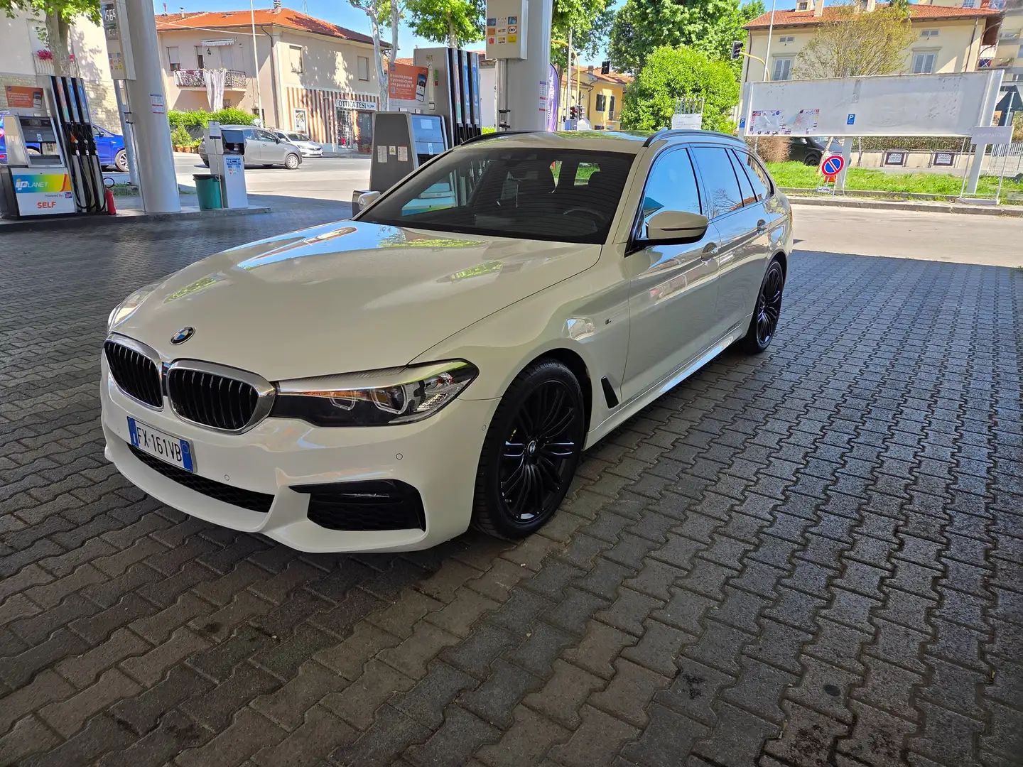 BMW 530 D m sport Bianco - 2