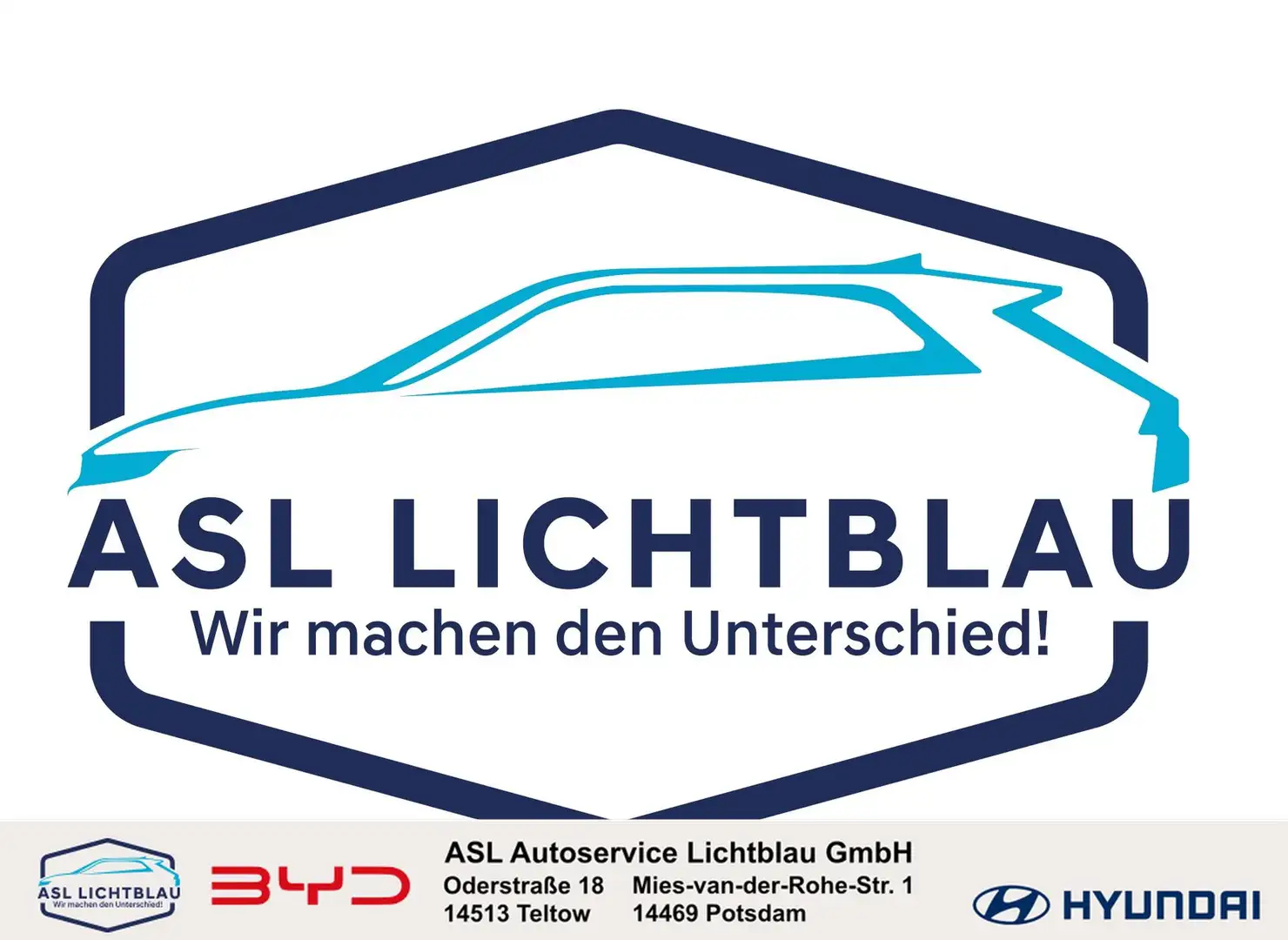 Hyundai KONA Elektro (150kW) TREND Navigations-Paket 150kW Blanc - 1