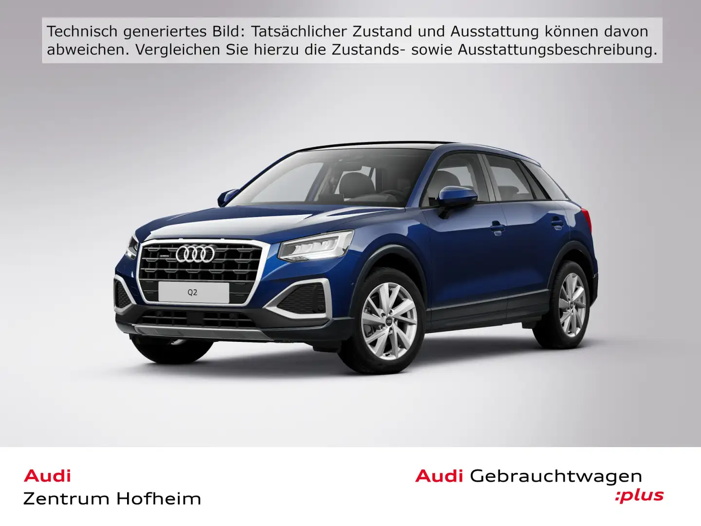 Audi Q2 Advanced 35 TDI quattro S tronic *PANO*KAM*LE Blau - 1