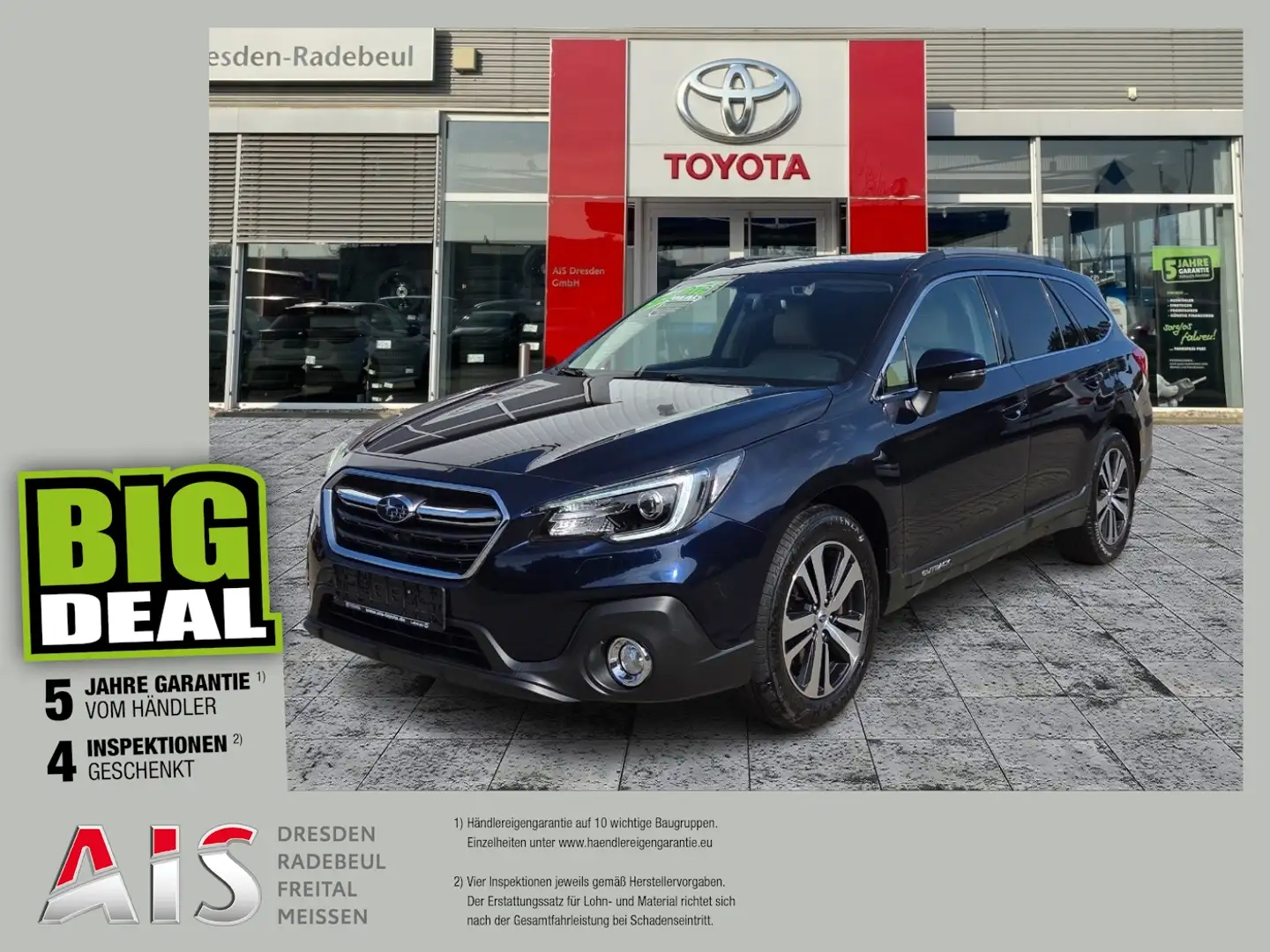 Subaru OUTBACK 2.5i Sport ACC+LED+Navi+SD+SHZ+2xKlima Blu/Azzurro - 1