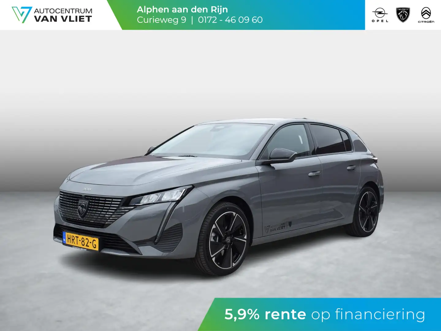 Peugeot 308 e-308 Allure EV 54 kWh Grijs - 1