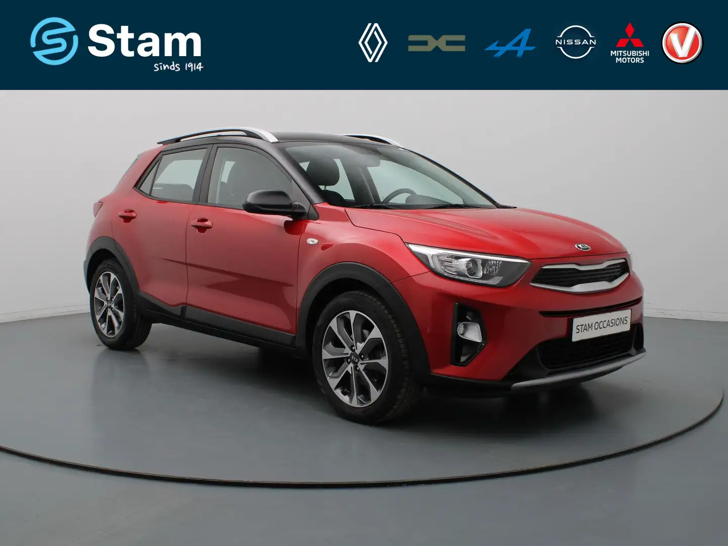 Kia Stonic 1.0 T-GDi DynamicLine Camera | Carplay | Parksens. Rouge - 1