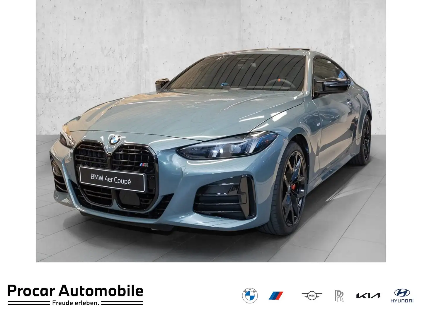 BMW 440 M440i xDrive MSport HuD AHK H/K DA Prof PA+ Zielony - 1