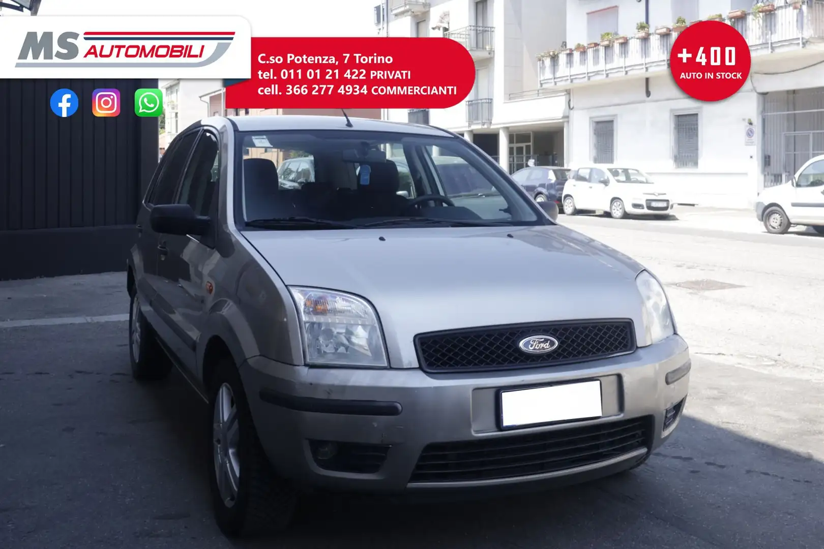 Ford Fusion Ford Fusion 1.4 TDCi 5p. Leather 50KW ANNO 2004 Grey - 1
