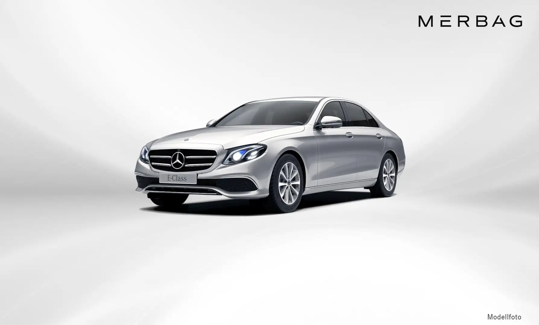 Mercedes-Benz E 200 d Limousine Silber - 1