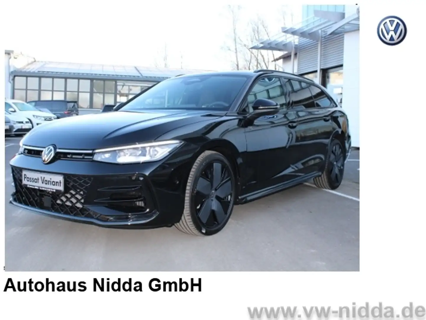 Volkswagen Passat 2.0 TSI R Line 4M -PANO-AHK-HUD-MASSAGE- Schwarz - 1