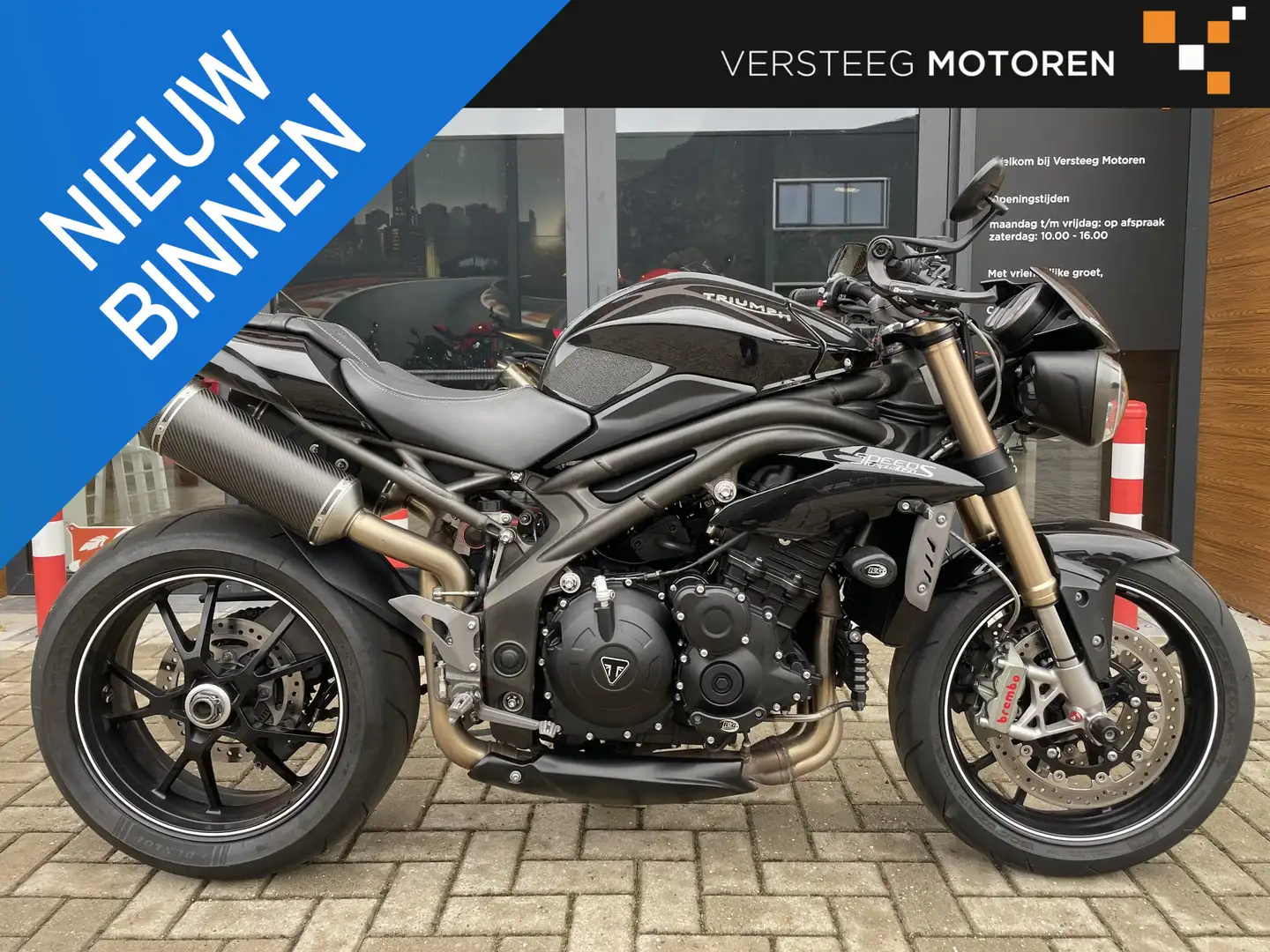 Triumph Speed Triple S ABS Speedtriple 1050 # 6.625KM # SC Projects Nero - 1