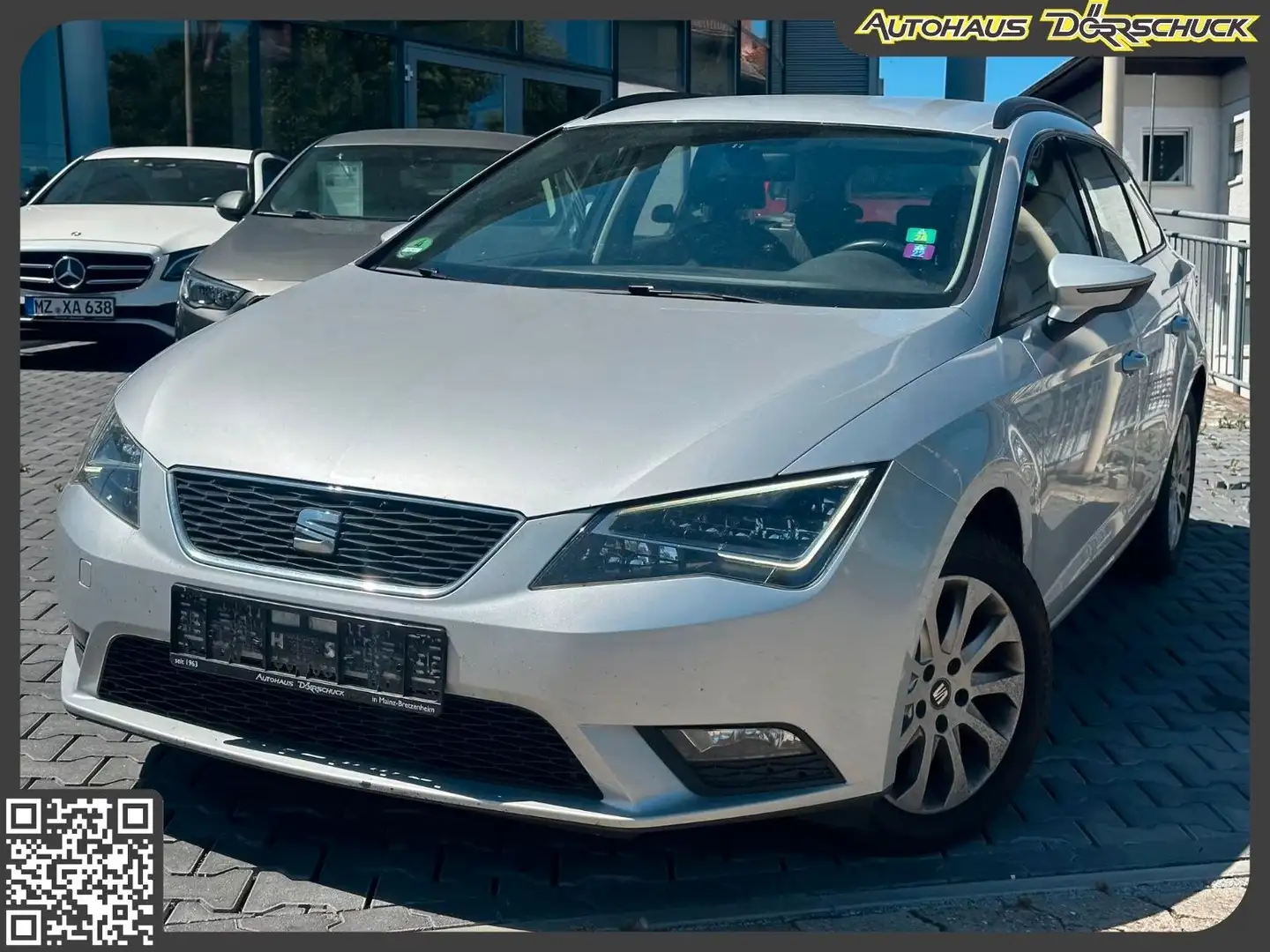 SEAT Leon ST Style 1.6 TDI LED PDC Bluetooth Klima Silber - 1