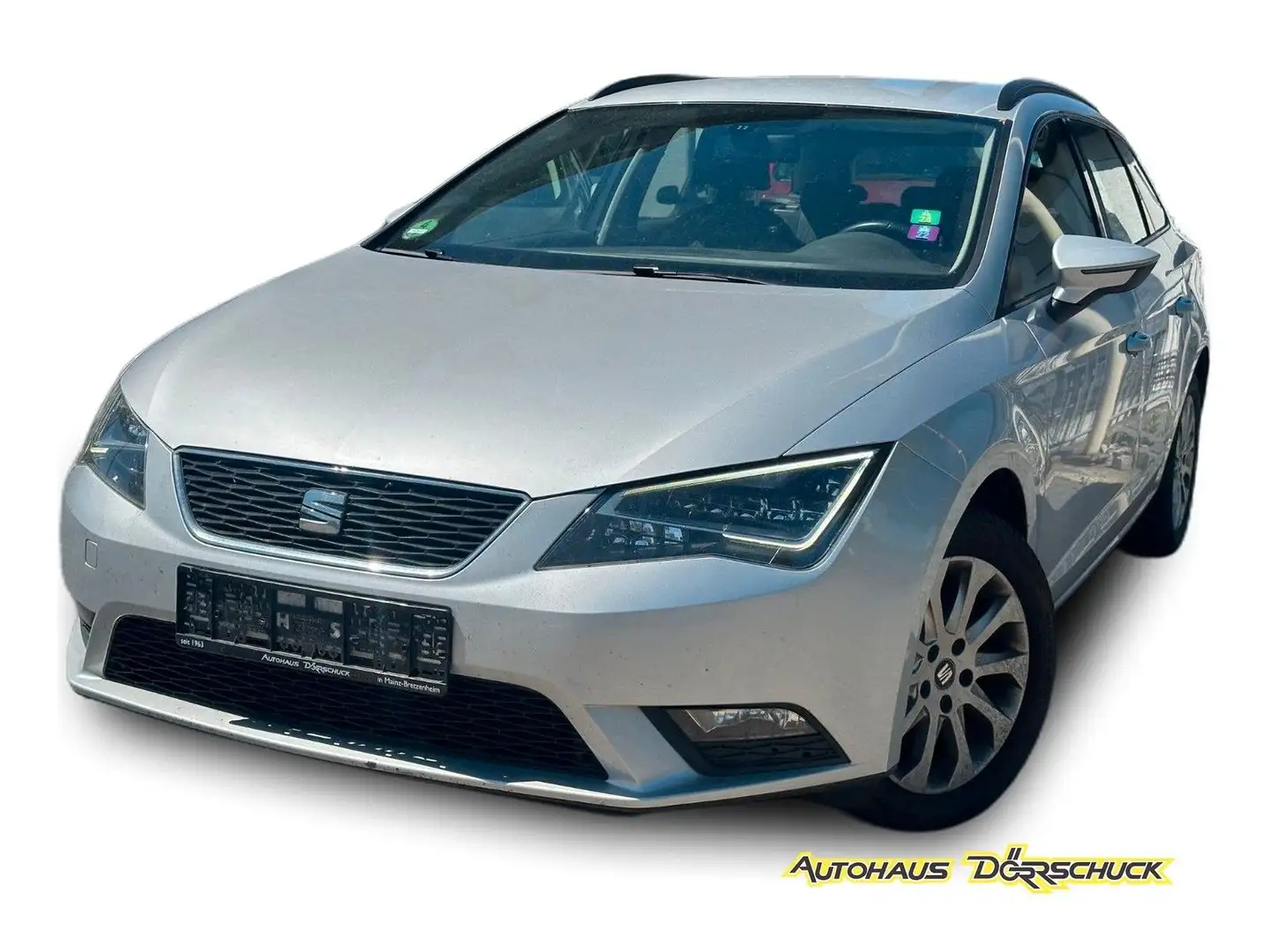 SEAT Leon ST Style 1.6 TDI LED PDC Klima Bluetooth Silber - 1
