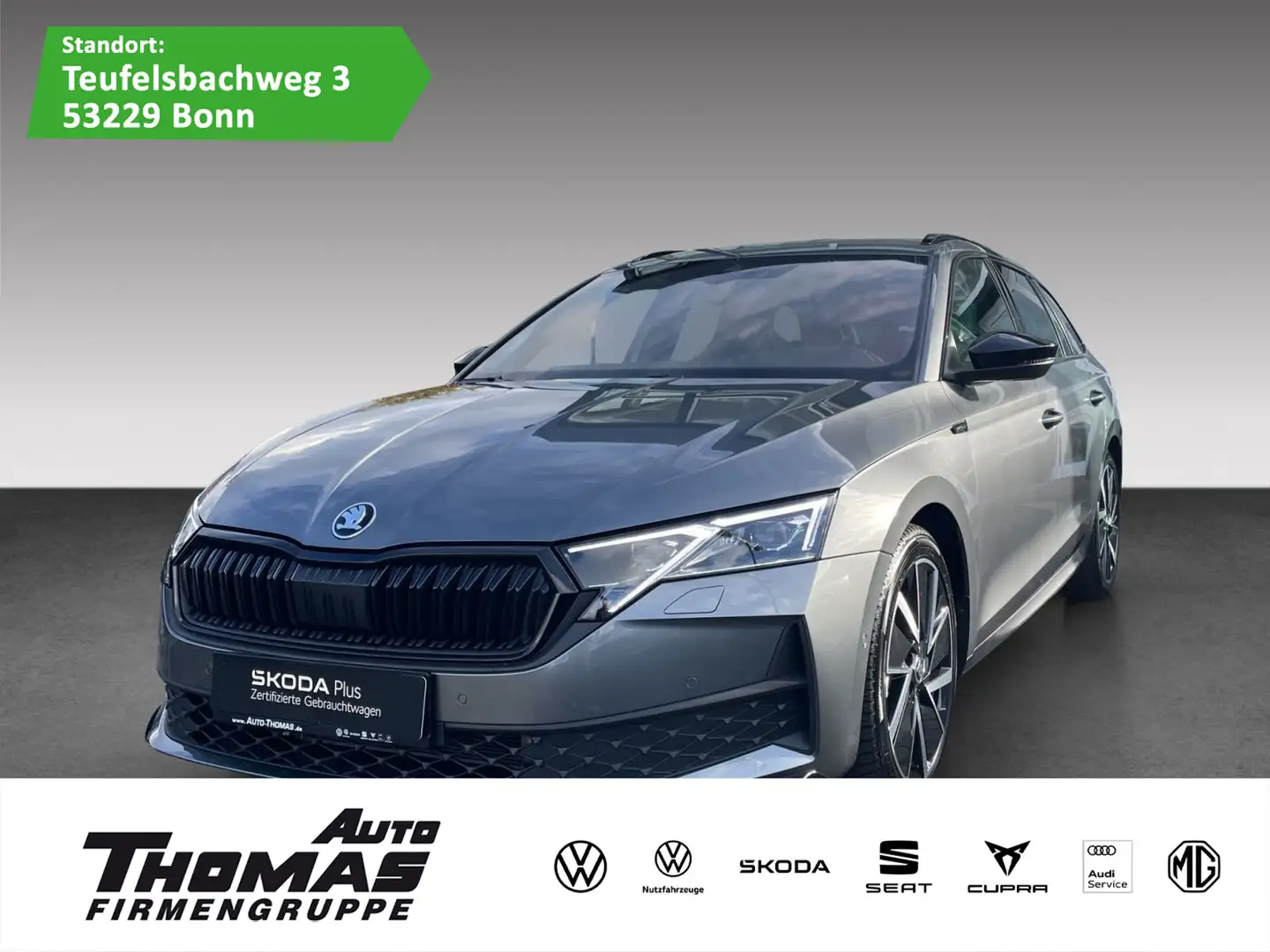 Skoda Octavia Combi Sportline 1.5 TSI mHEV DSG PANO Grau - 1