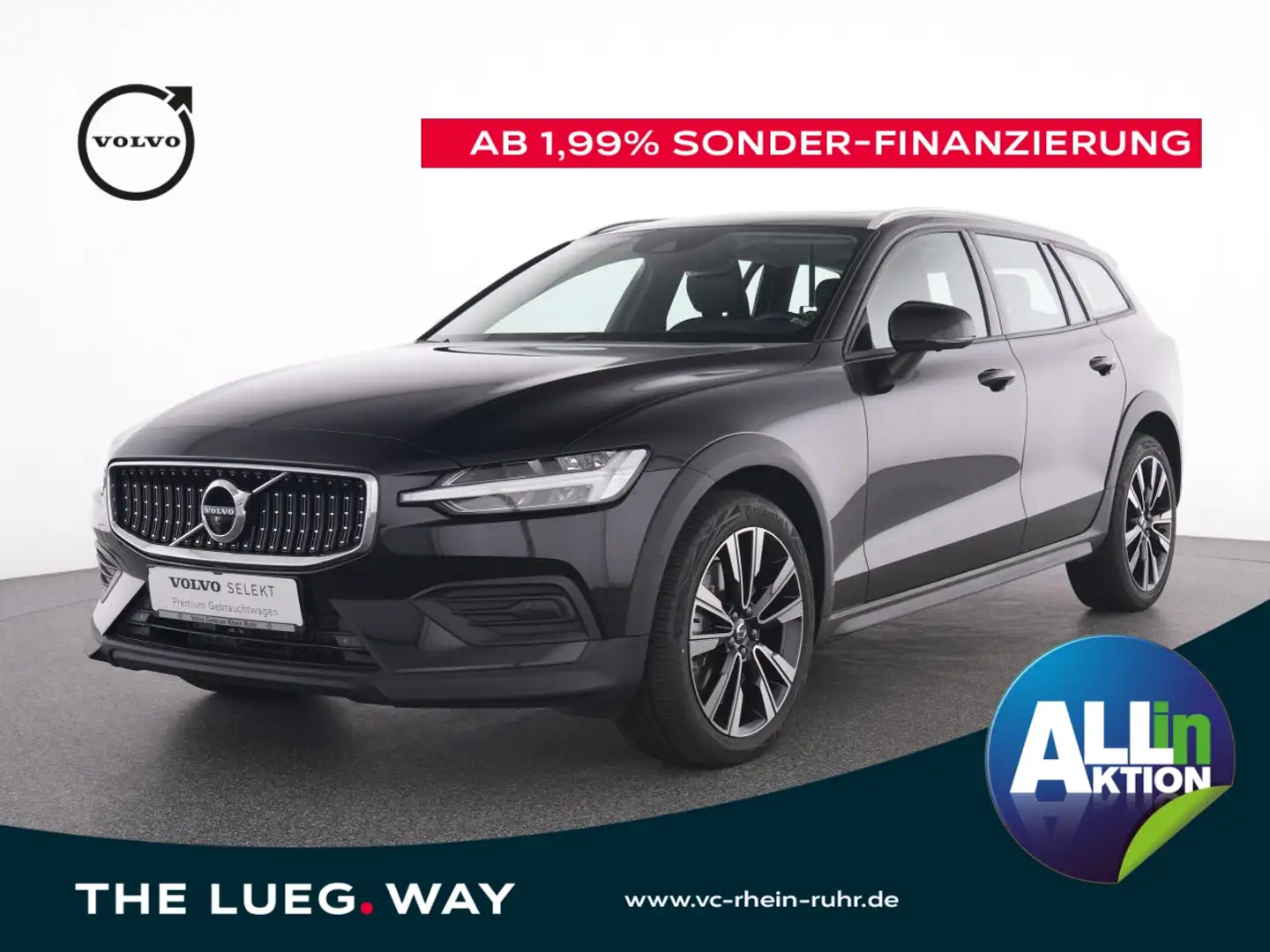 Volvo V60 Cross Country B5 AWD Pro HEAD-UP+MASSAGE+WP Noir - 1