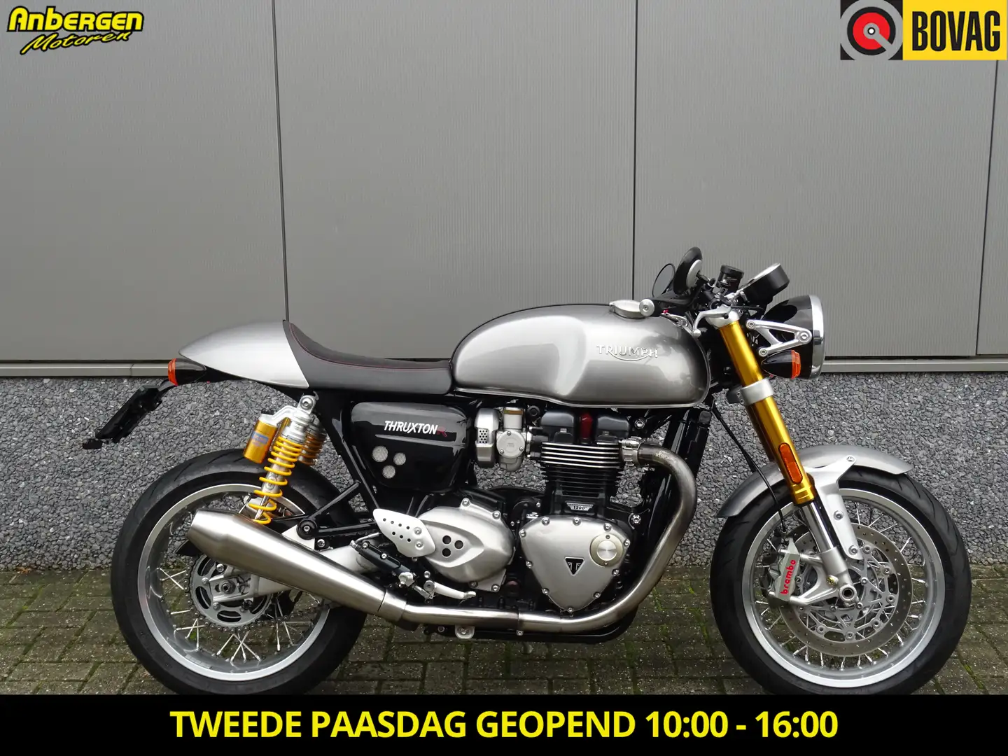 Triumph Thruxton 1200 R Gris - 1