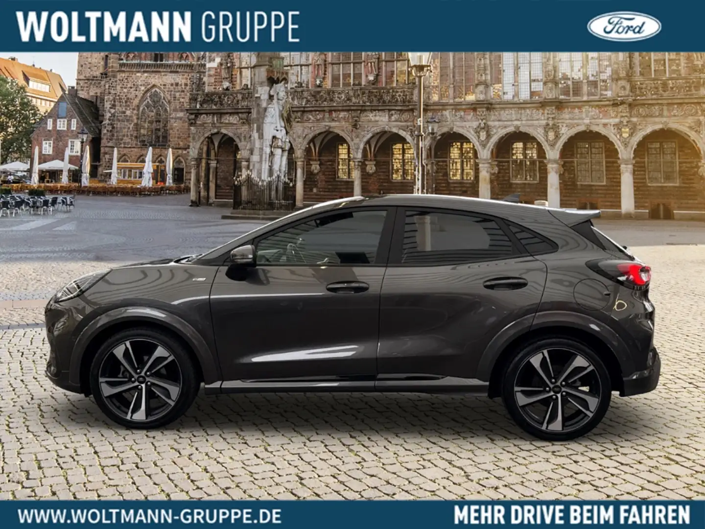 Ford Puma ST-Line X 1.0 EcoBoost Mild Hybrid  EU6d LED Winte Grau - 2
