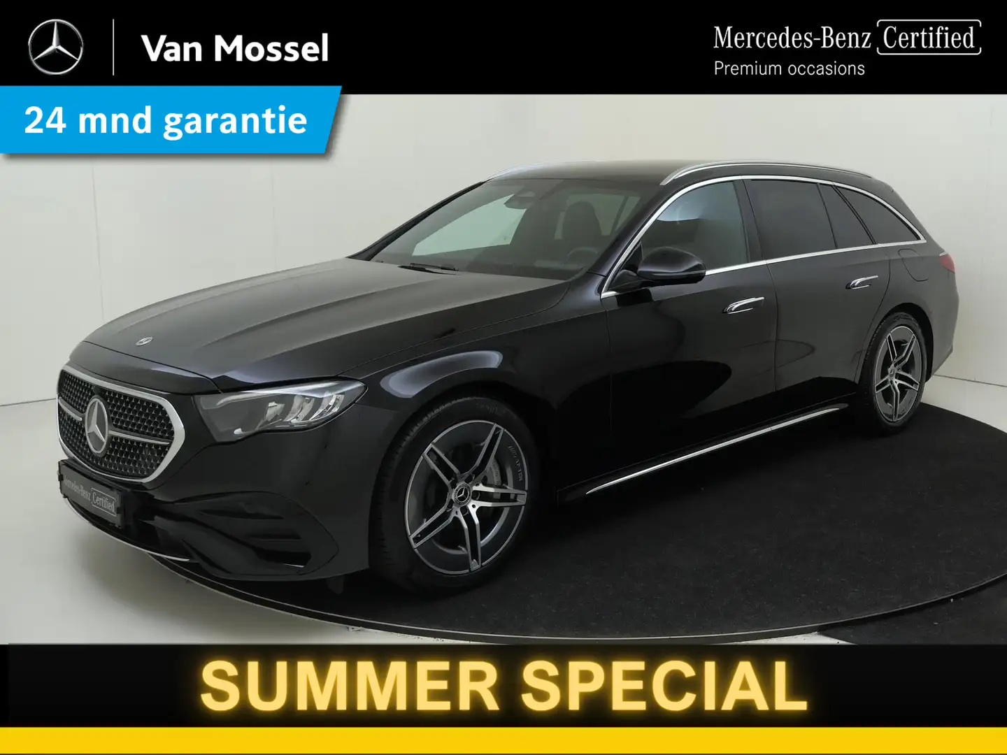 Mercedes-Benz E 300 Estate e AMG Line / Stoelverwarming / Achteruitrij Negro - 1