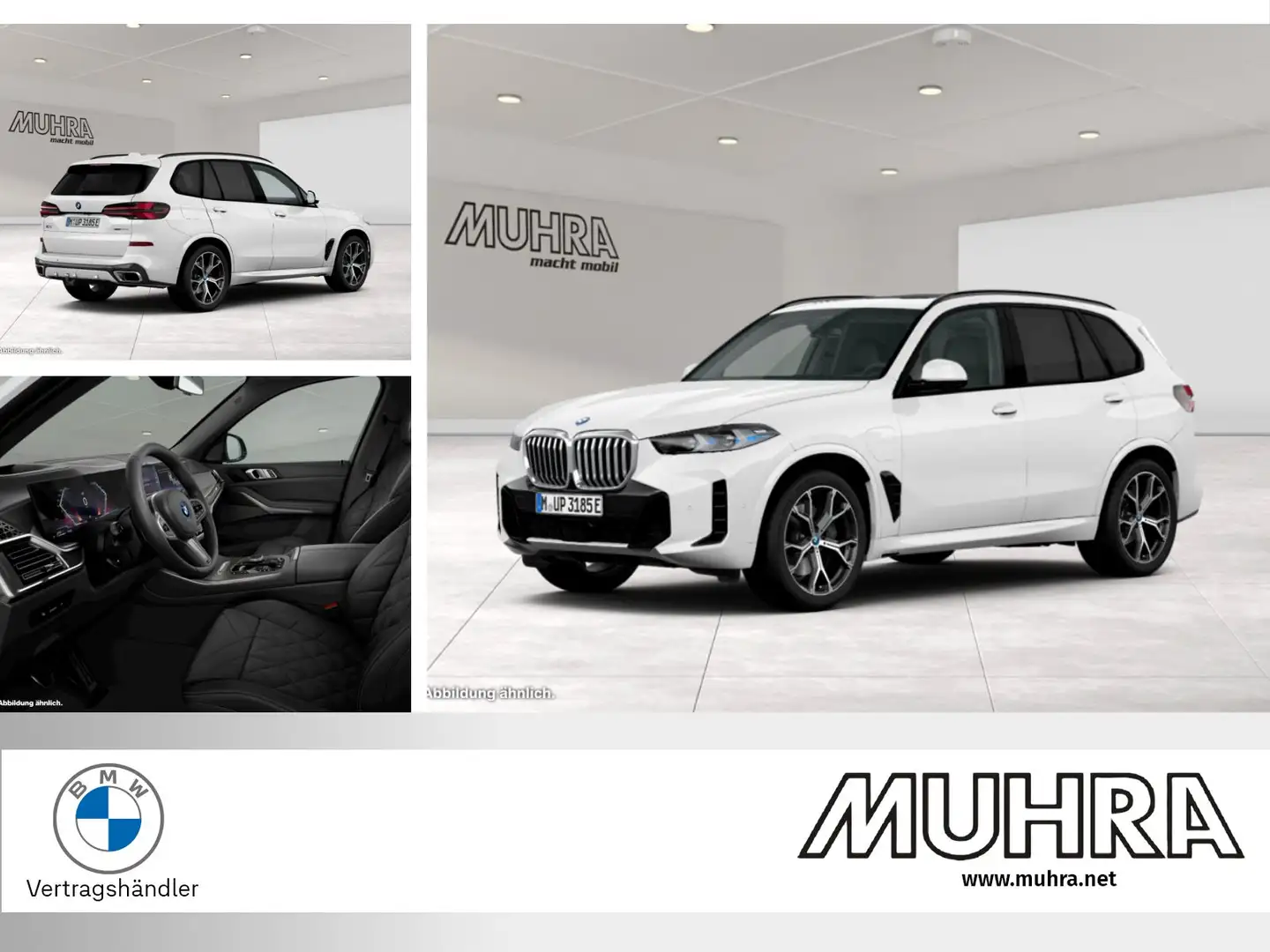 BMW X5 xDrive50e M Sport 21" AHK Pano Softclose H&K Weiß - 1