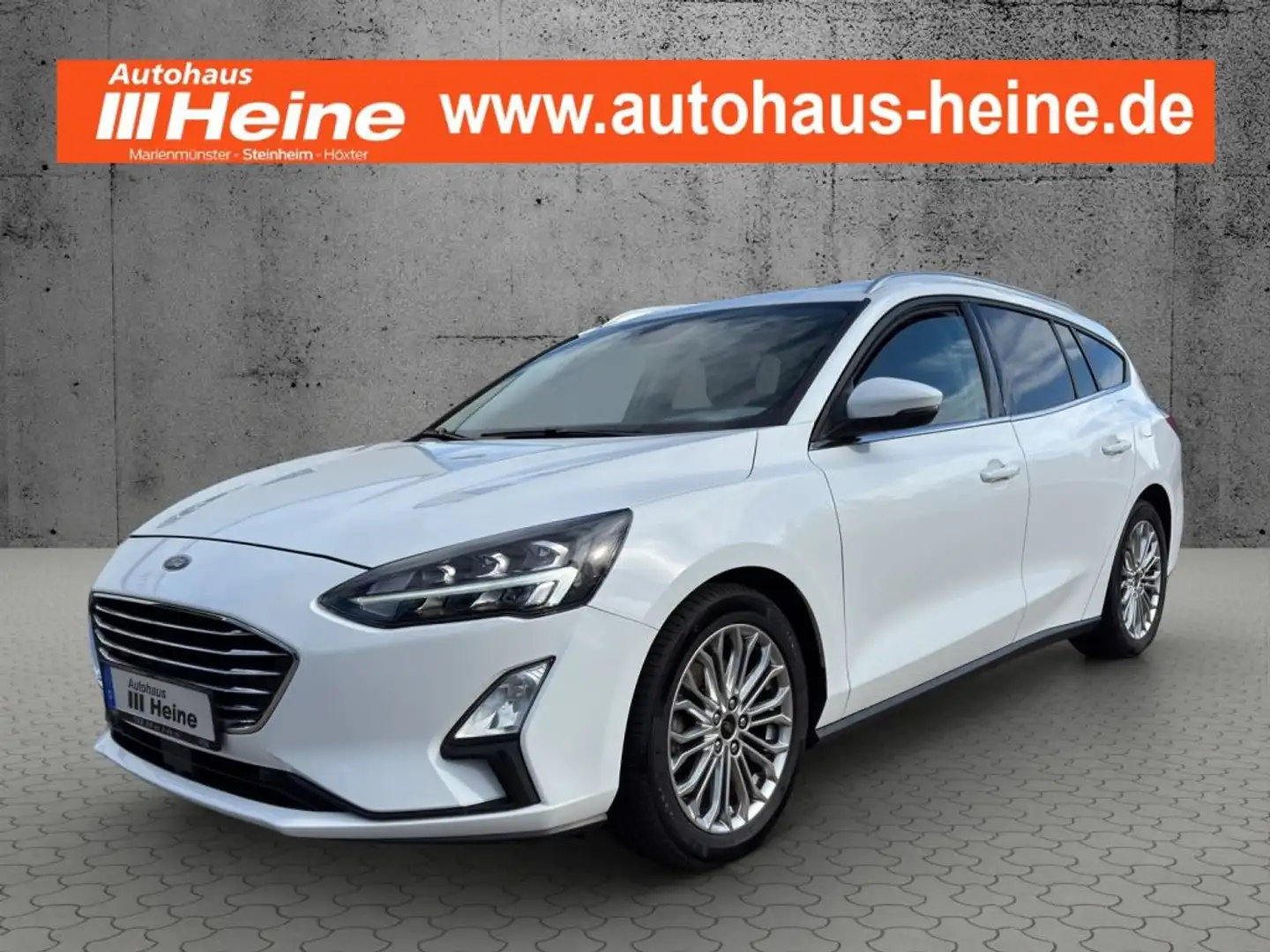Ford Focus Turnier 1.5 EcoBoost Aut. TITANIUM *AHK schwenkb.* Weiß - 1