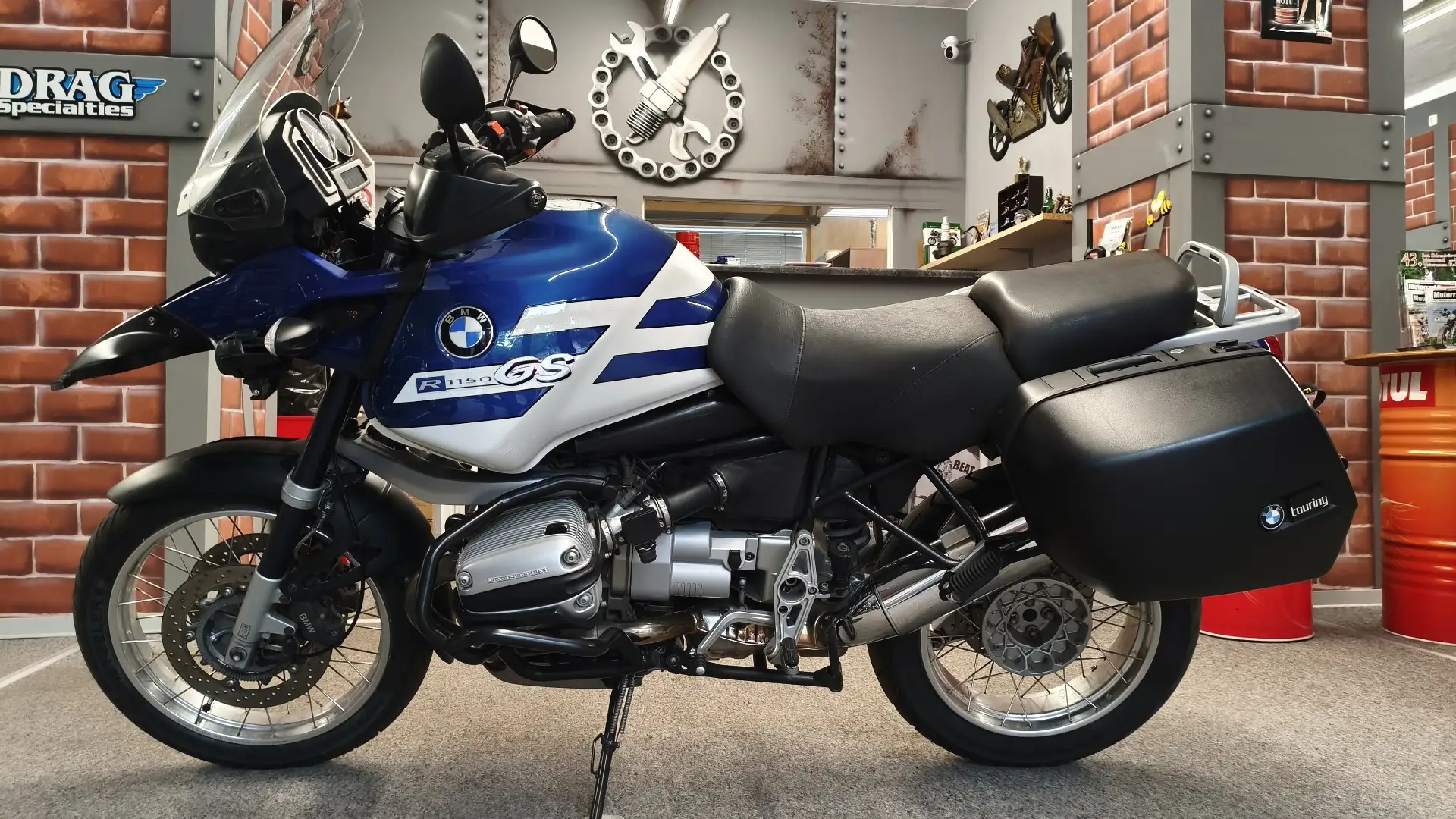 BMW R 1150 GS ABS und 35 kw Синій - 2
