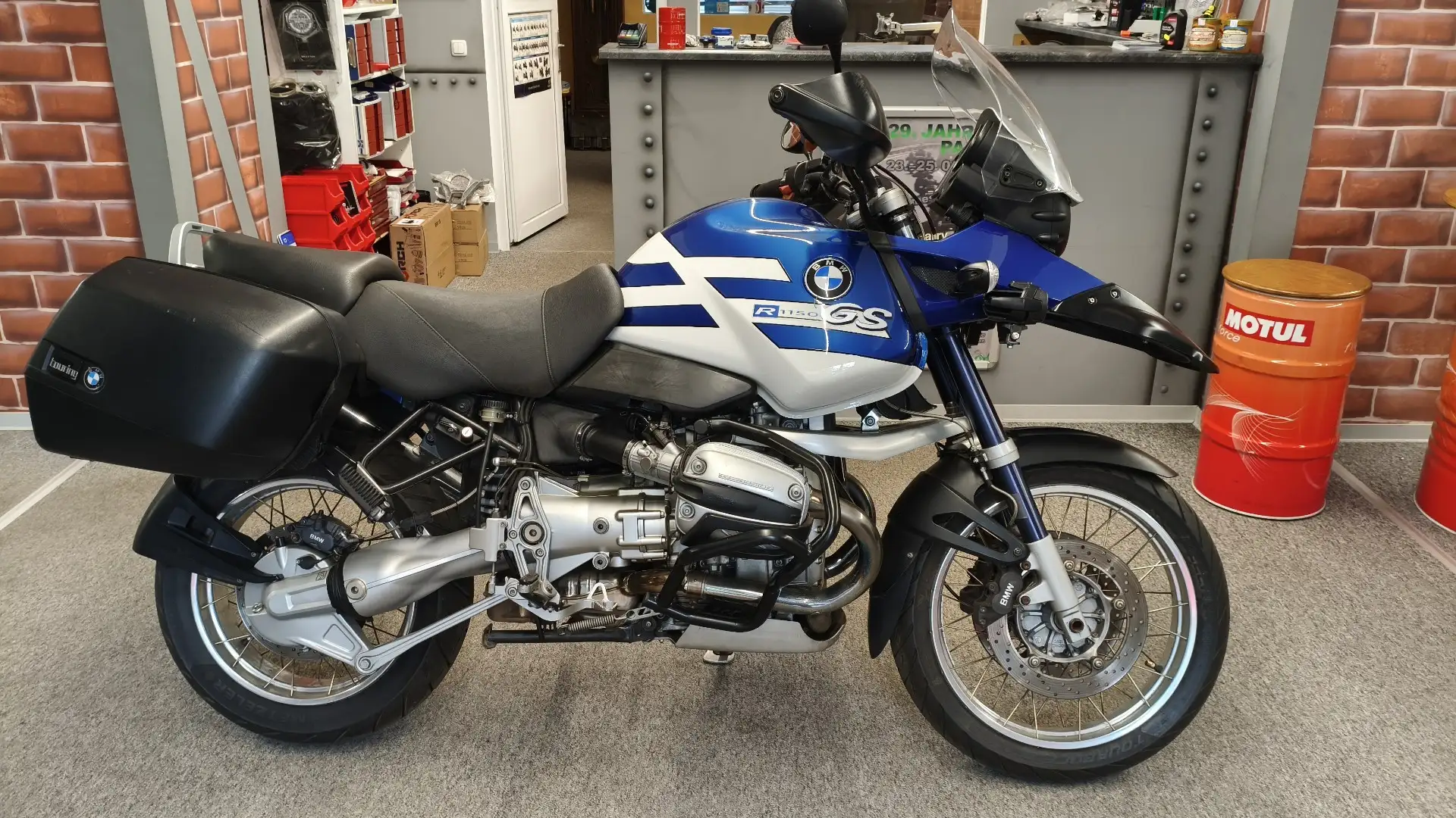 BMW R 1150 GS ABS und 35 kw Синій - 1