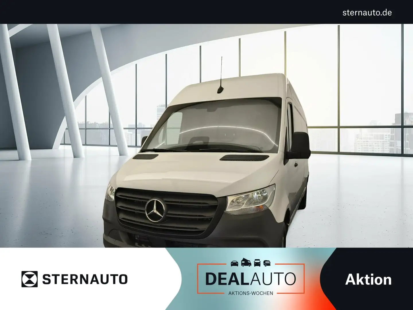 Mercedes-Benz Sprinter 317 KA/L HD Pro Autom. Klima Kamera Wit - 1