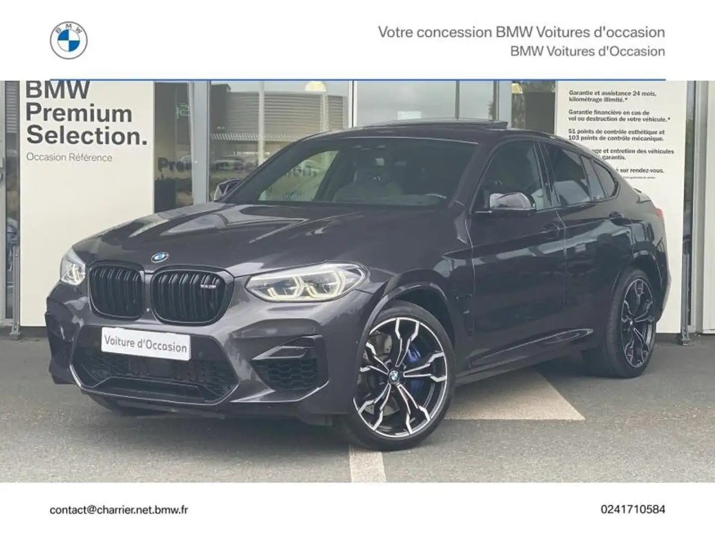 BMW X4 M 3.0 510ch Compétition BVA8 Gris - 1