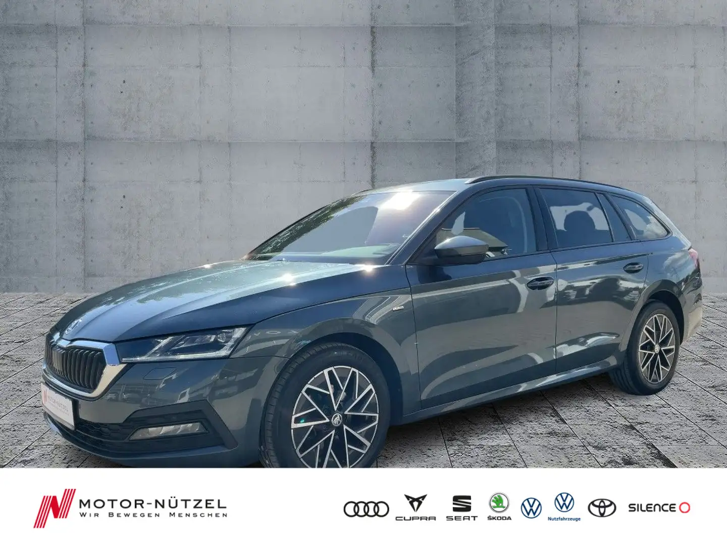 Skoda Octavia Combi 2.0 TDI CLEVER MATRIX+AHK+KAMERA Grau - 1
