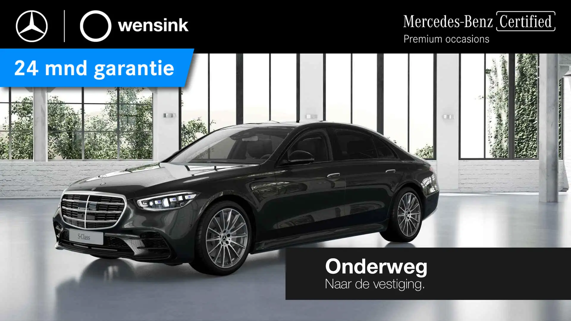 Mercedes-Benz S 580 e 4MATIC Lang AMG Line | Entertainment achter | Ch Grijs - 1